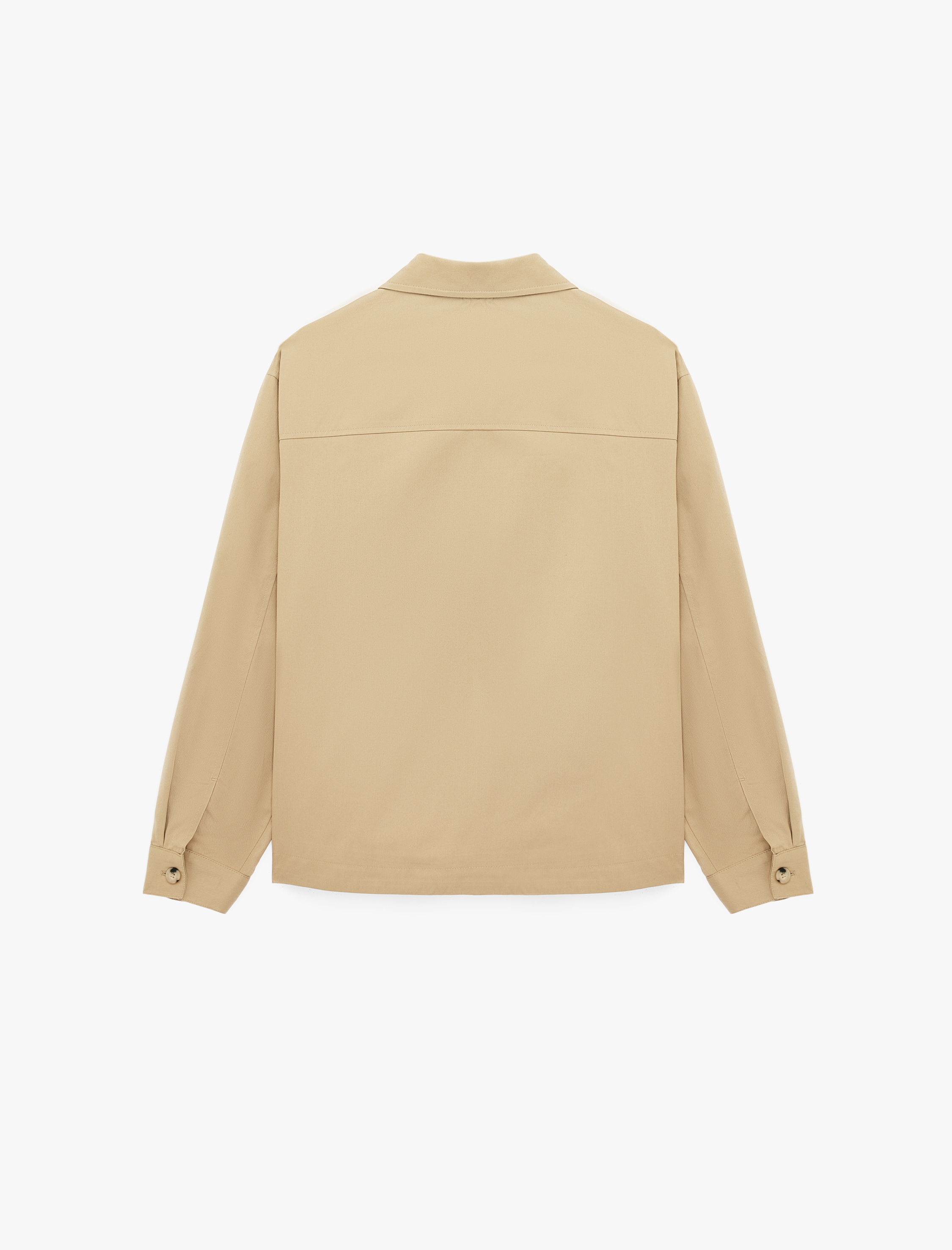   Regular Fit Gömlek Yaka Cepli Uzun Kollu Düğmeli Ceket