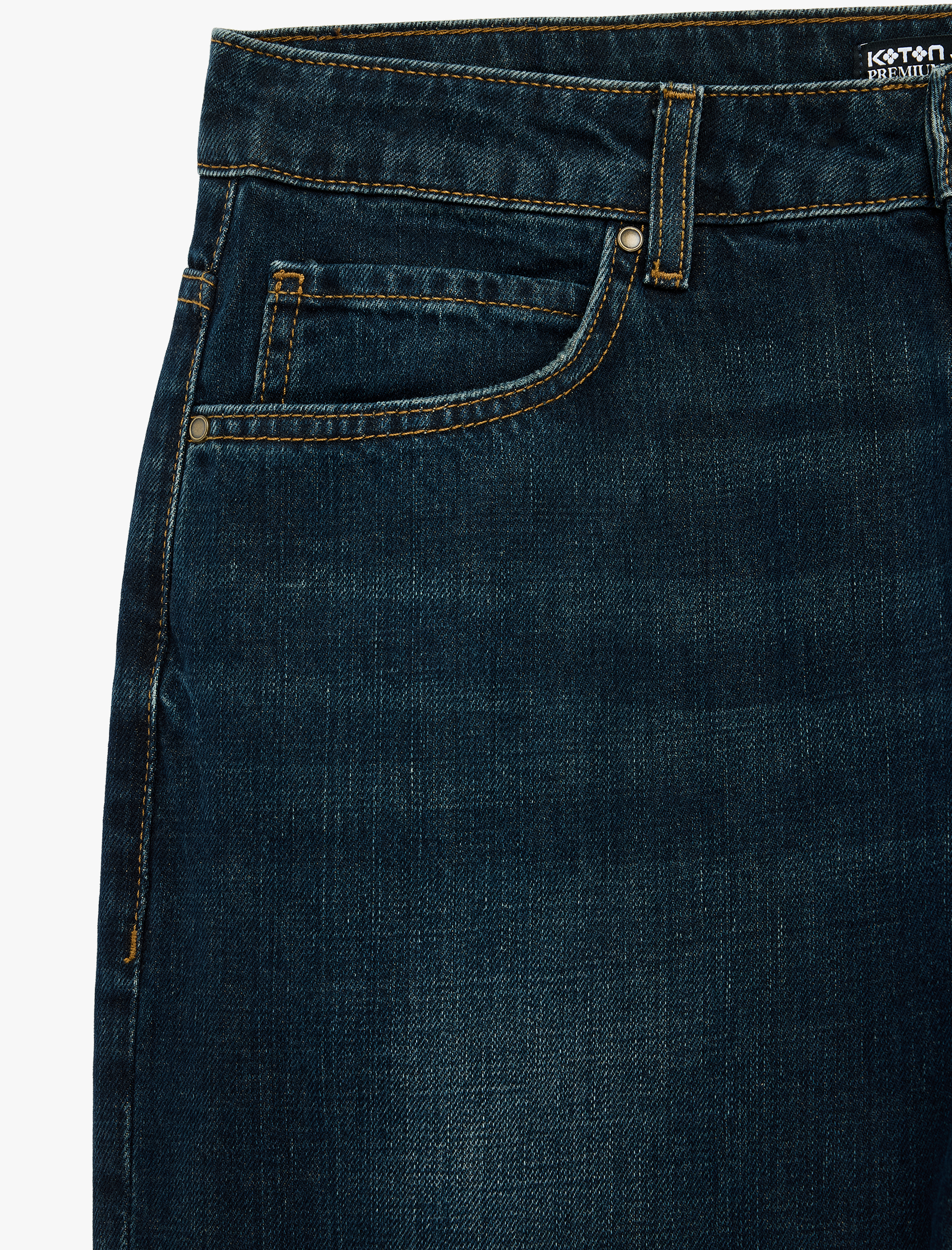   Regular Fit Normal Bel Cepli Pamuklu Tapered Jean Pantolon - Joe Jean