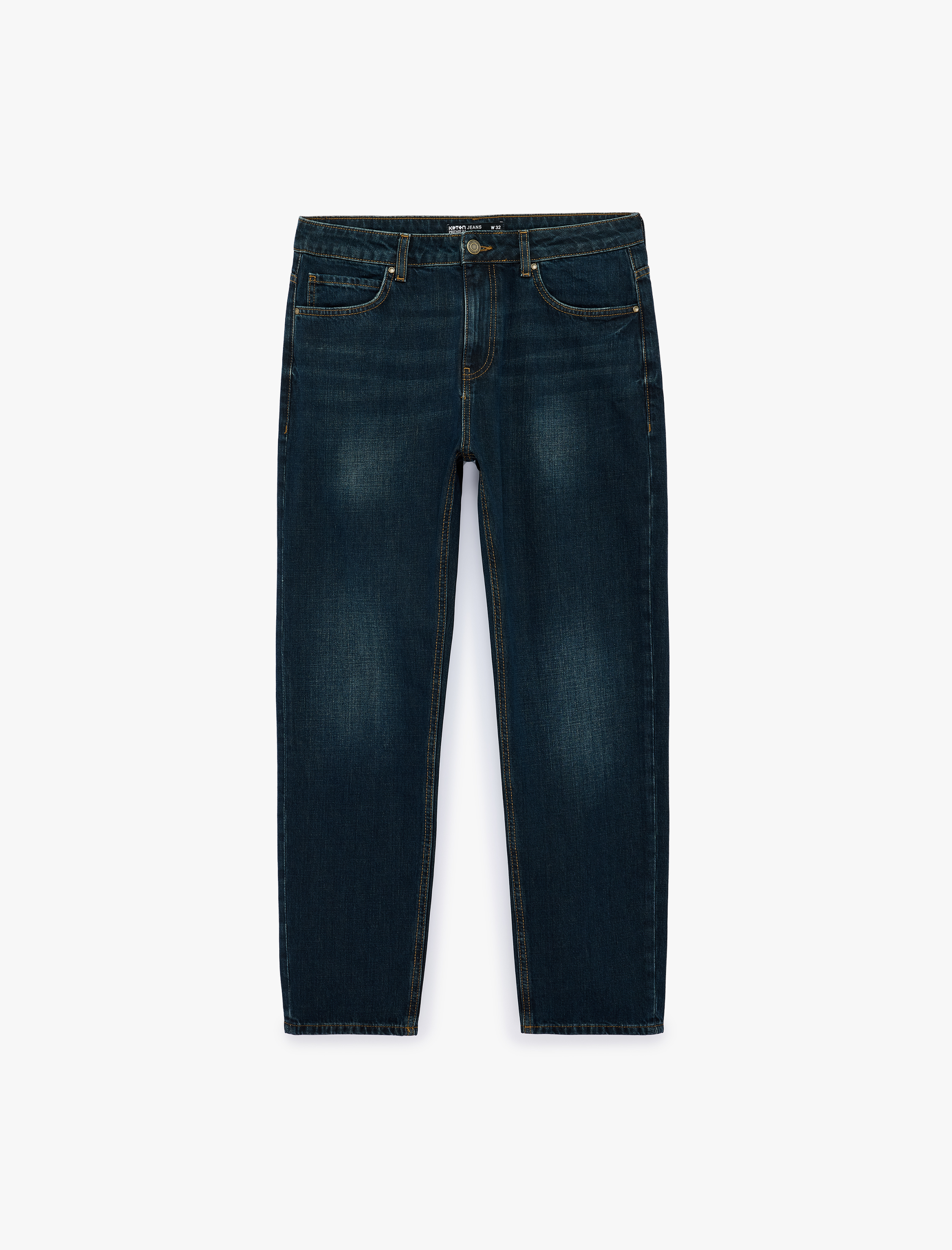  Regular Fit Normal Bel Cepli Pamuklu Tapered Jean Pantolon - Joe Jean