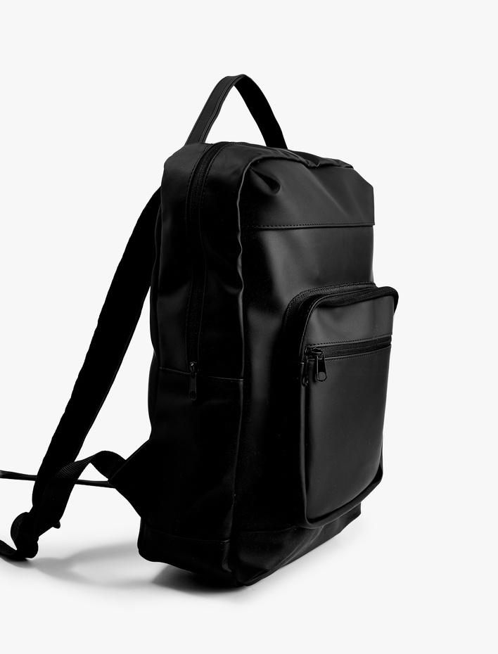 Erkek Bölmeli Fermuarlı Sırt Çantası