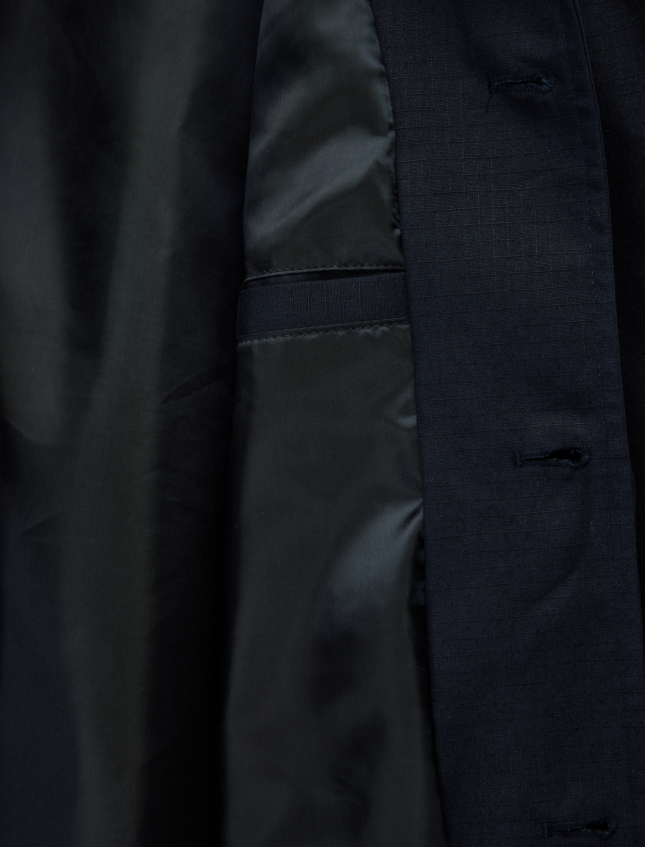   Pamuklu Uzun Kollu Gömlek Yaka Cepli Düğmeli Ceket