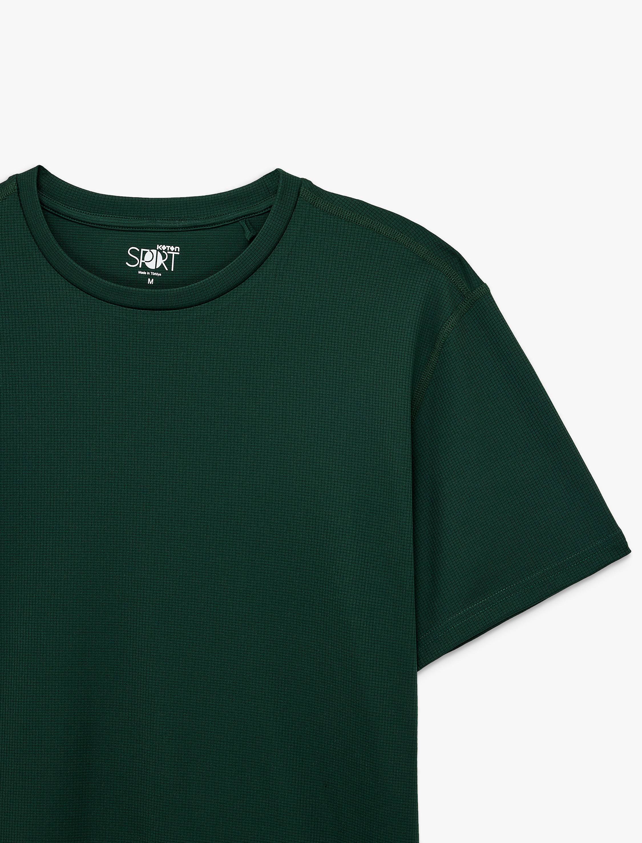   Kısa Kollu Regular Fit Bisiklet Yaka Basic Spor Tişört