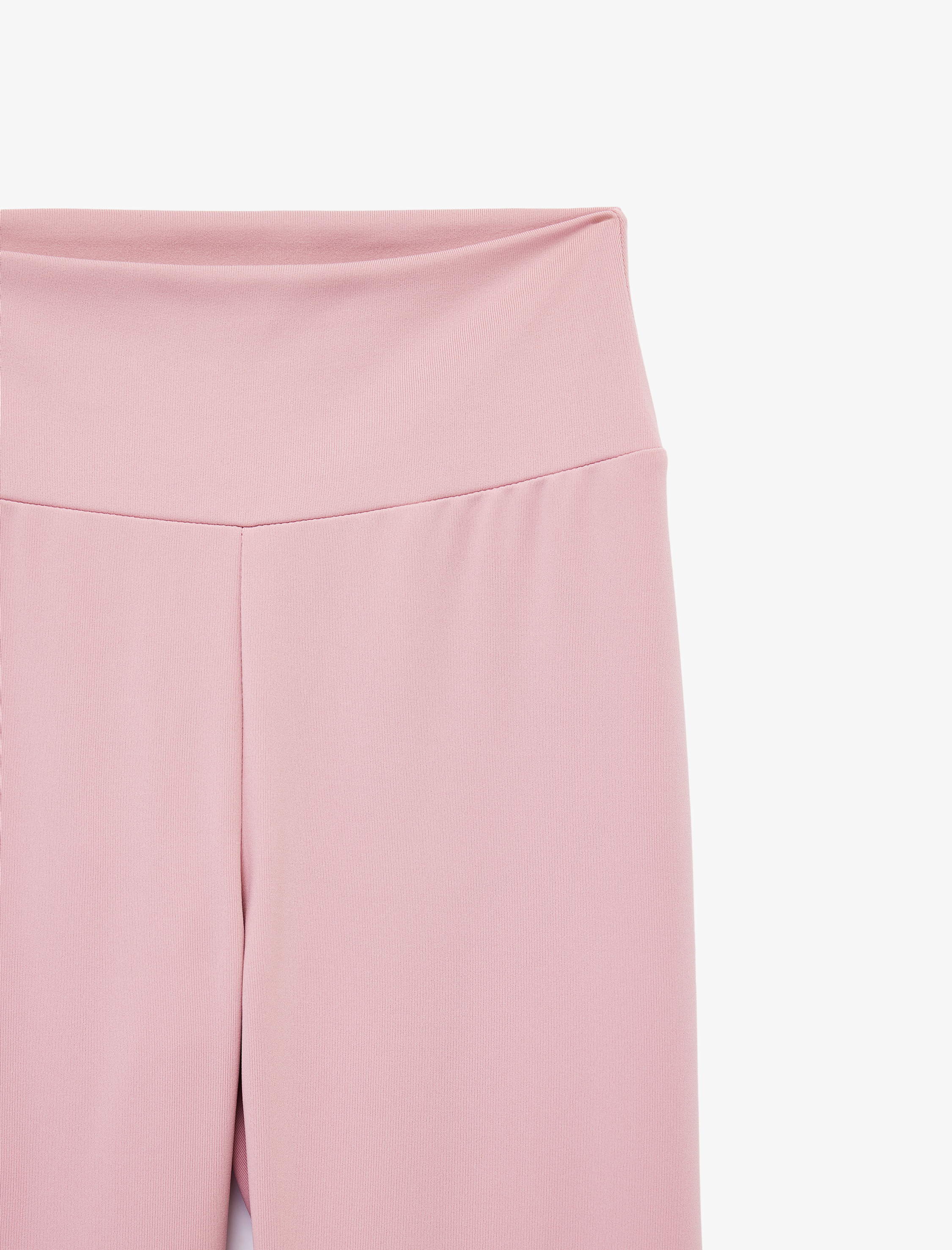   Yüksek Bel İnterlok Spor Tayt