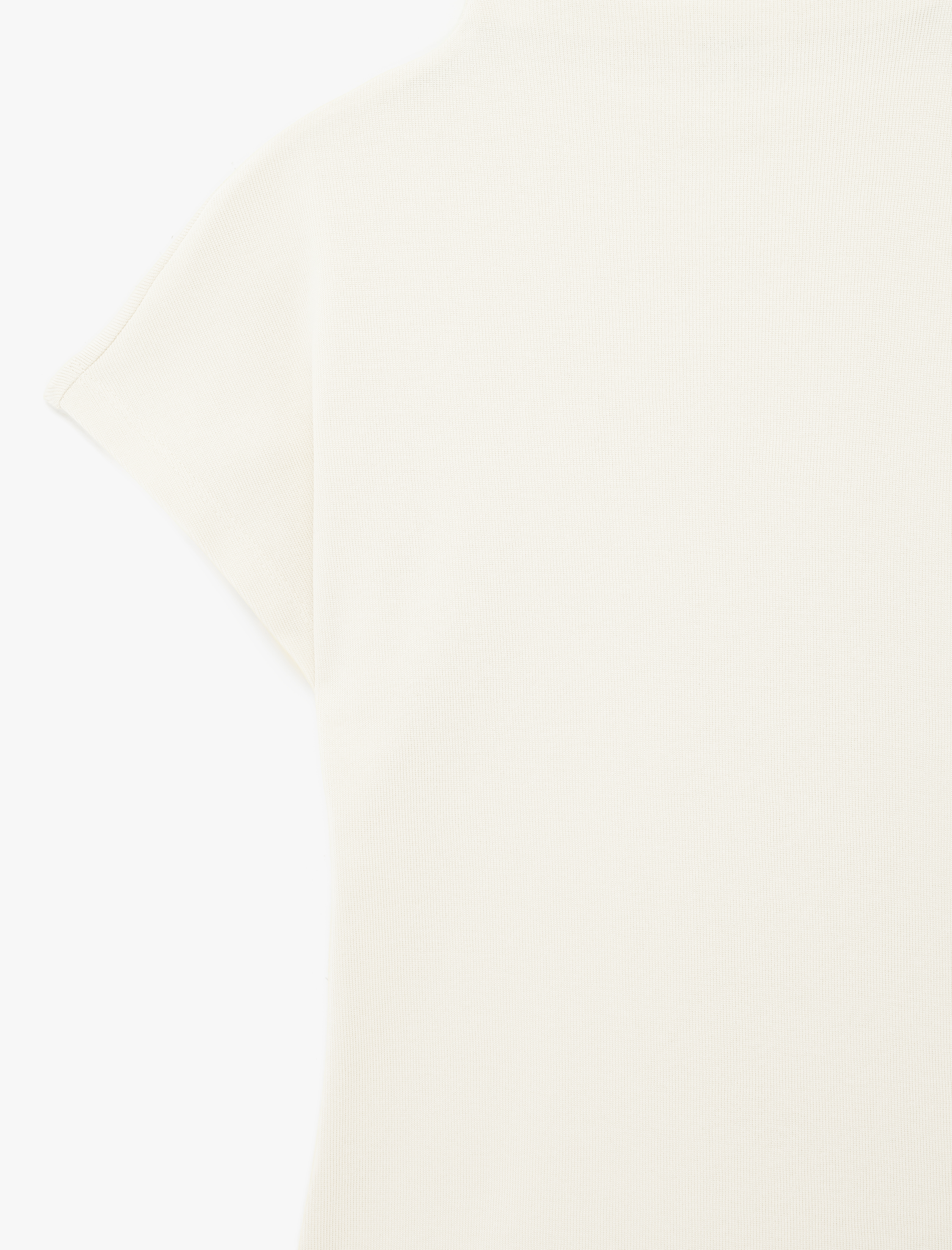   Pamuklu Slim Fit Kolsuz Dik Yaka Fitilli Tişört