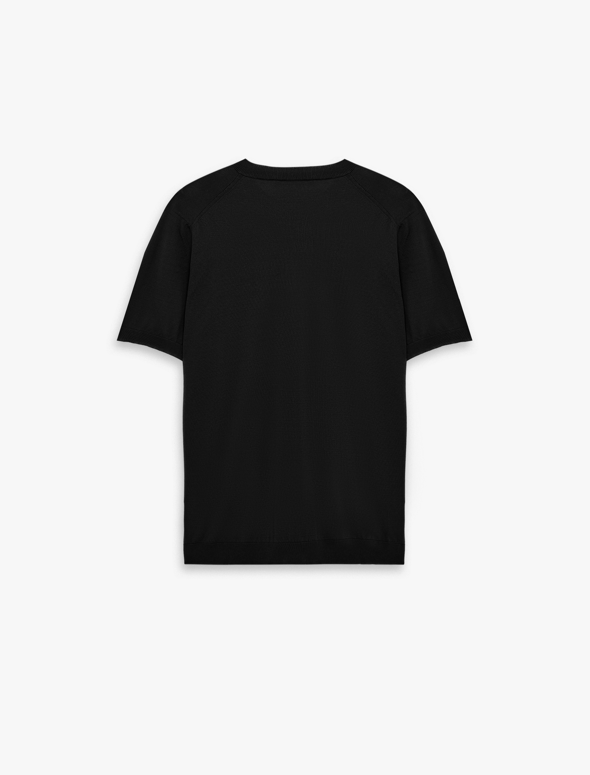   Regular Fit Bisiklet Yaka Viskon Karışımlı Kısa Kollu Basic Triko Tişört