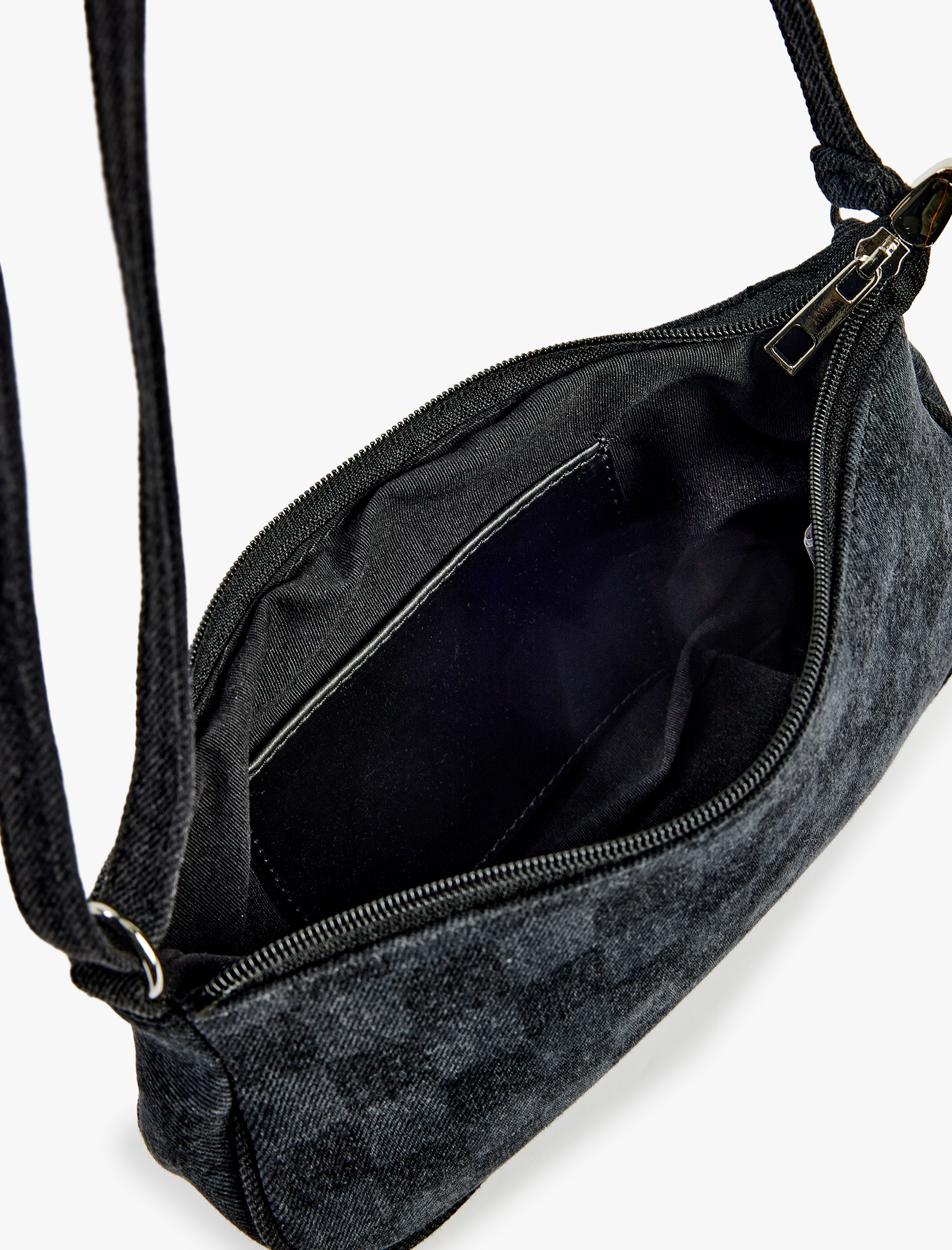  Kadın Kare Desenli Fermuarlı Askılı Çapraz Çanta