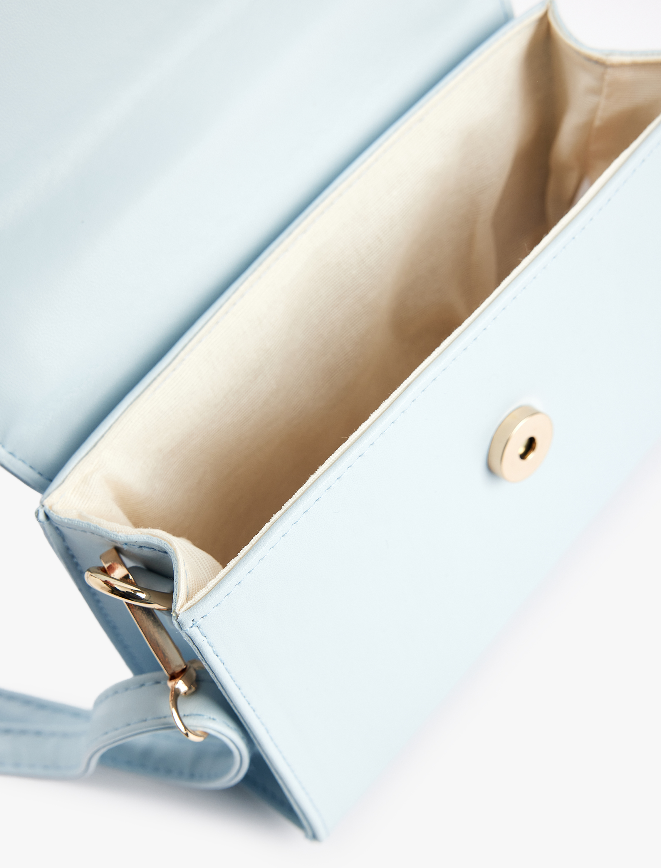  Kadın Suni Deri Saplı Aksesuarlı Askılı El Çantası