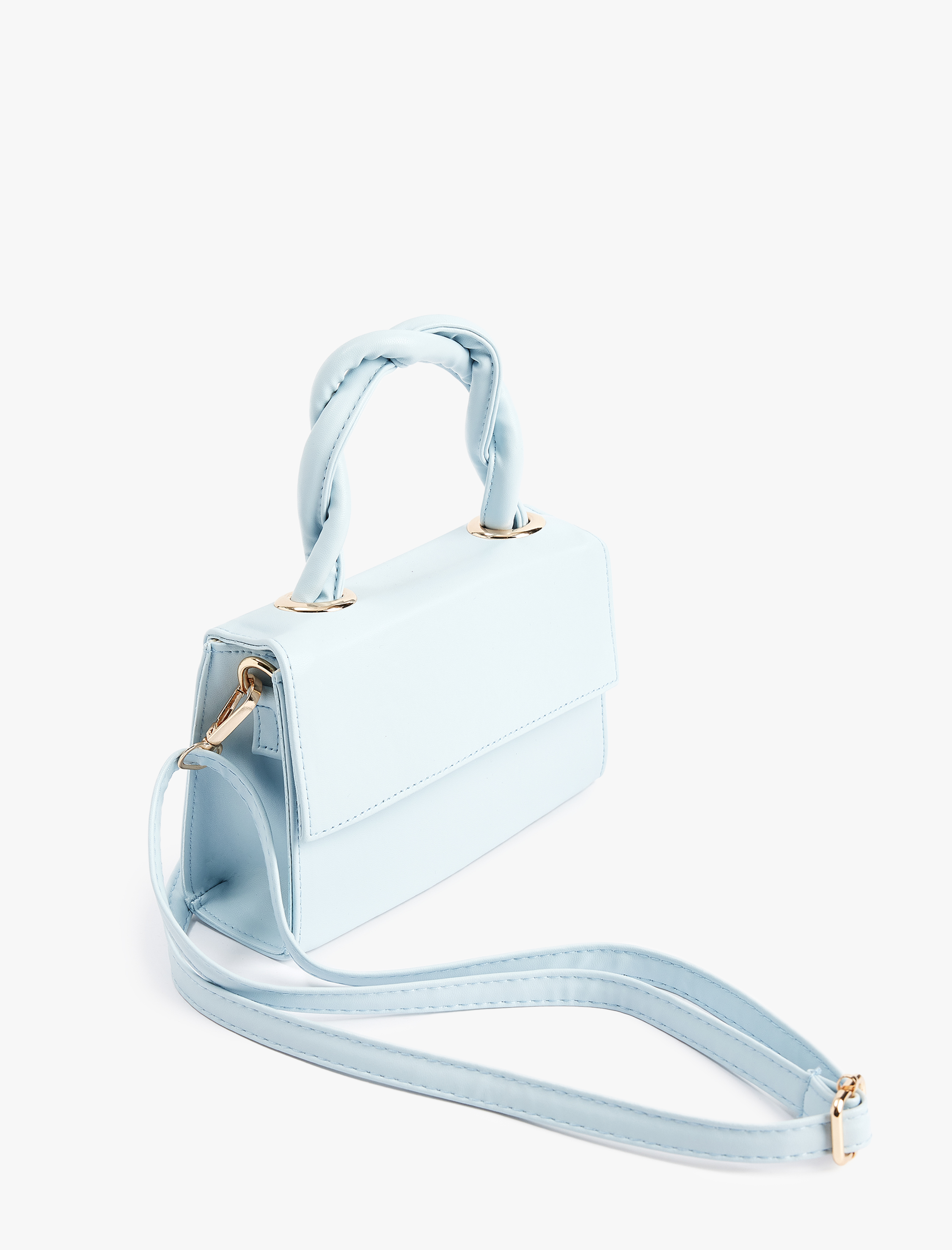  Kadın Suni Deri Saplı Aksesuarlı Askılı El Çantası