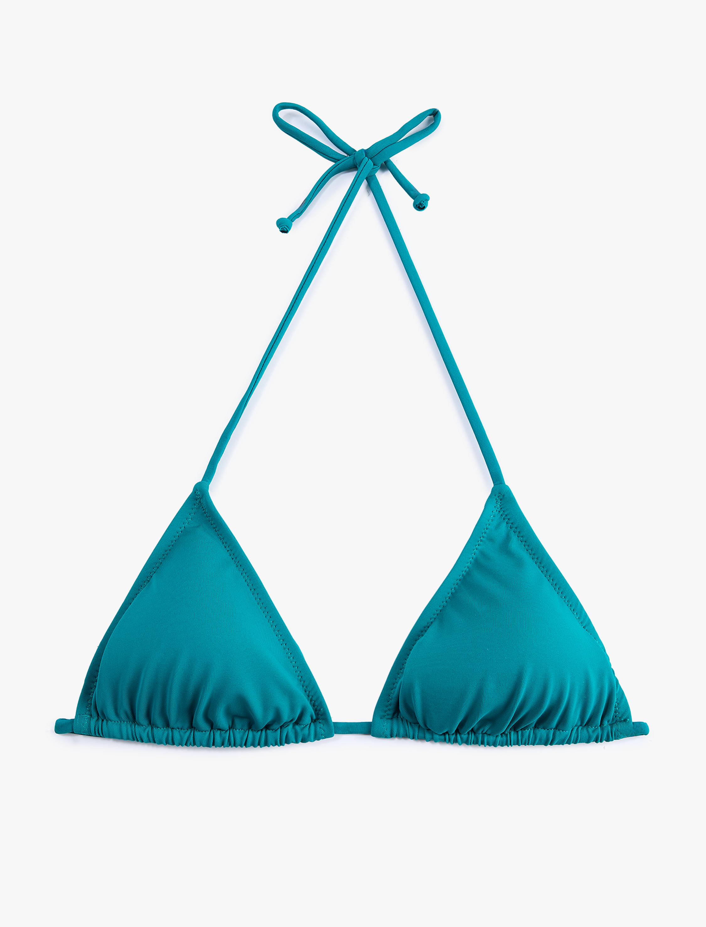   Boyundan Bağlamalı Üçgen Bikini Üstü