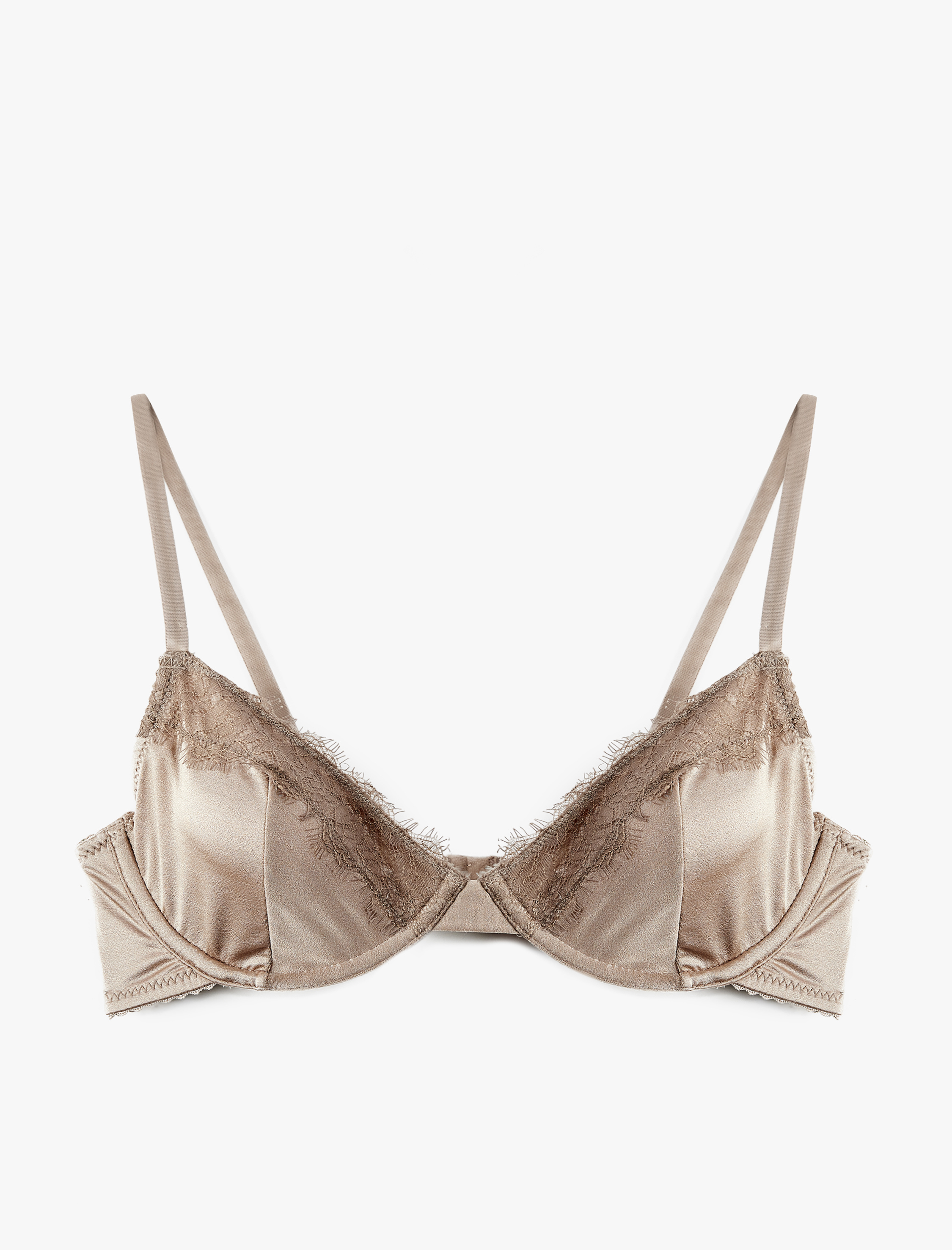   Dolgusuz Dantel Detaylı Balenli Sütyen