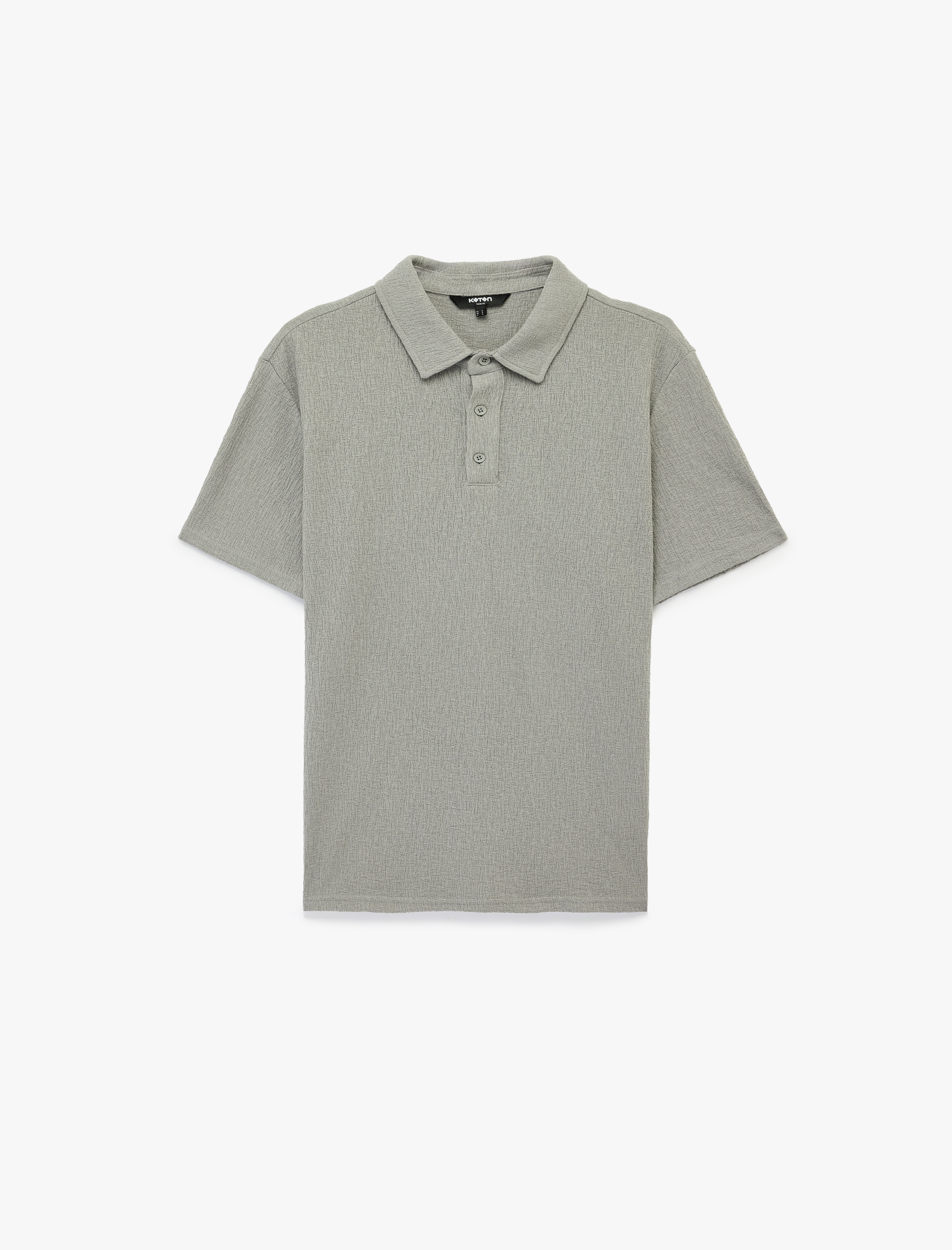   Regular Fit Kısa Kollu Düğmeli Polo Yaka Tişört