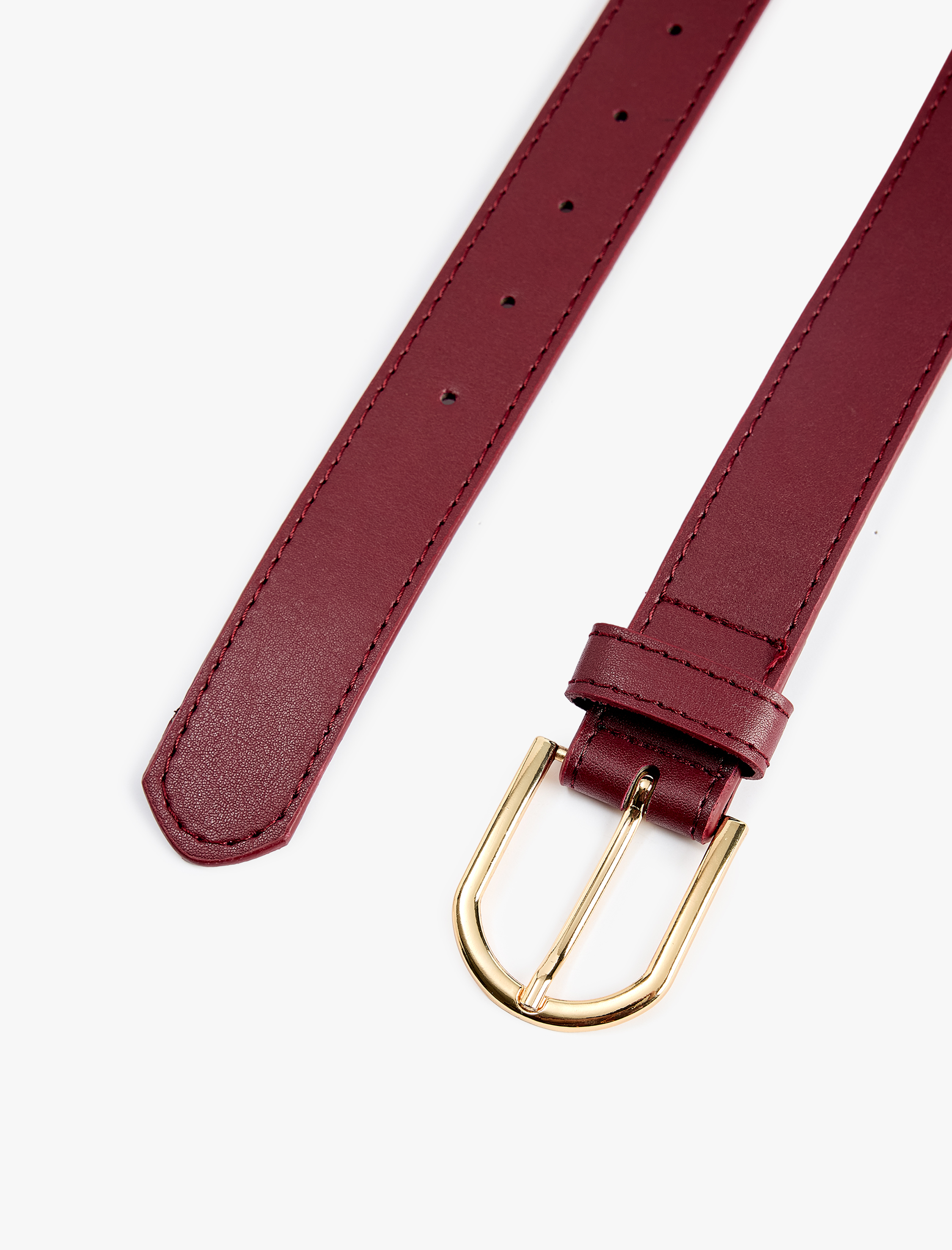  Kadın Metal Tokalı Suni Deri Kemer