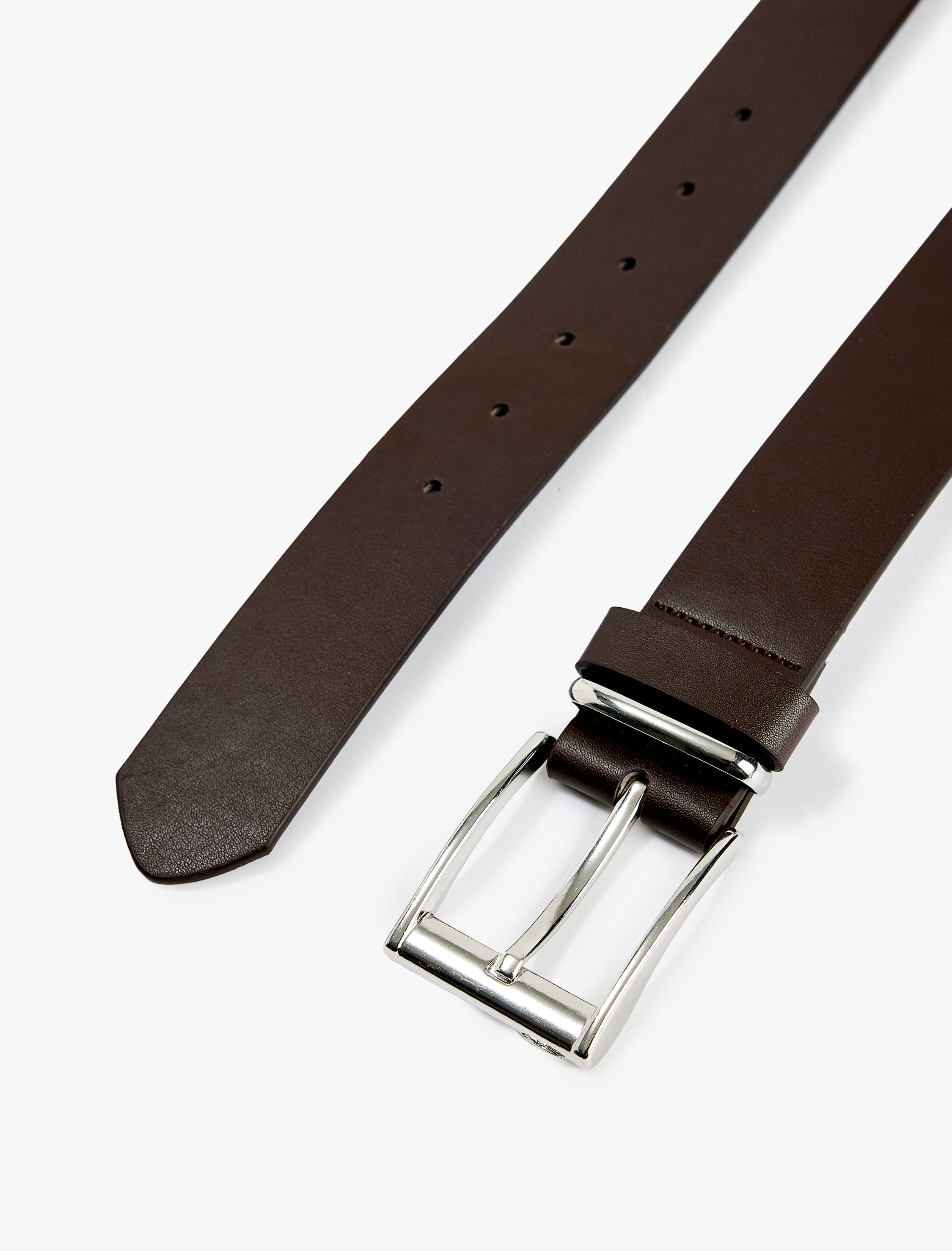  Erkek Dikdörtgen Tokalı Suni Deri Kemer