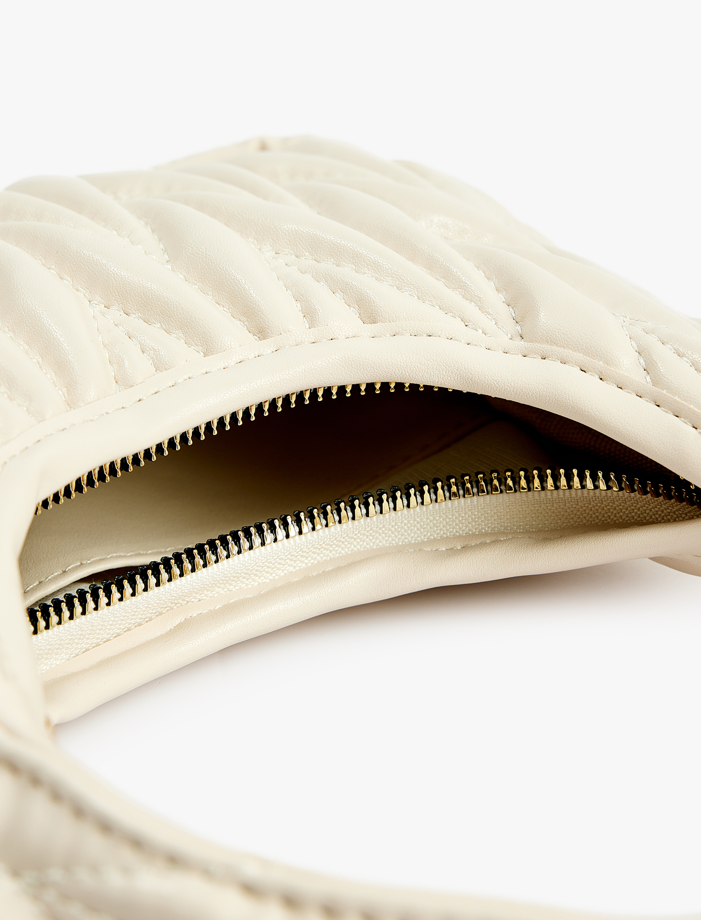  Kadın Dikiş Detaylı Suni Deri Fermuarlı El Çantası