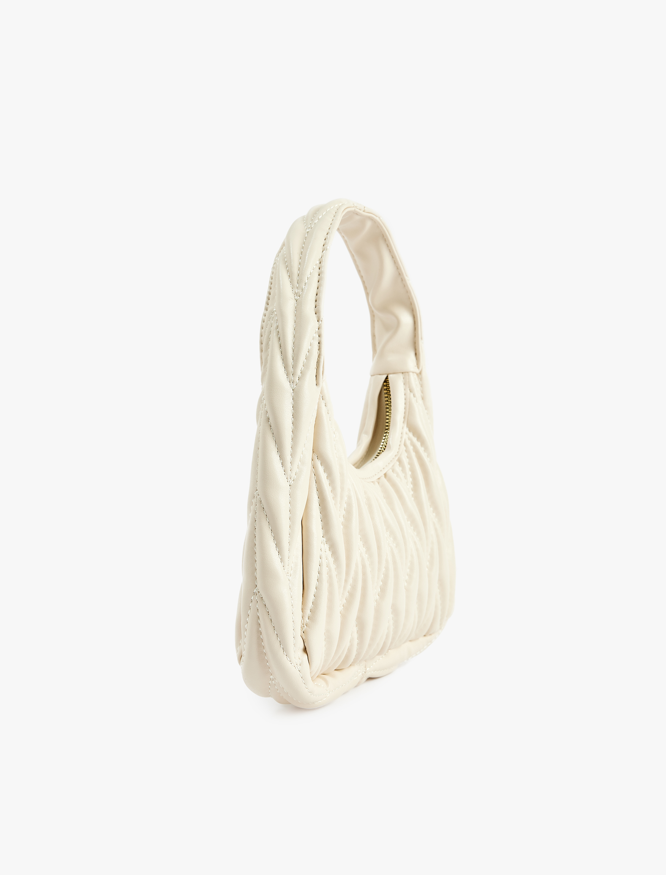  Kadın Dikiş Detaylı Suni Deri Fermuarlı El Çantası