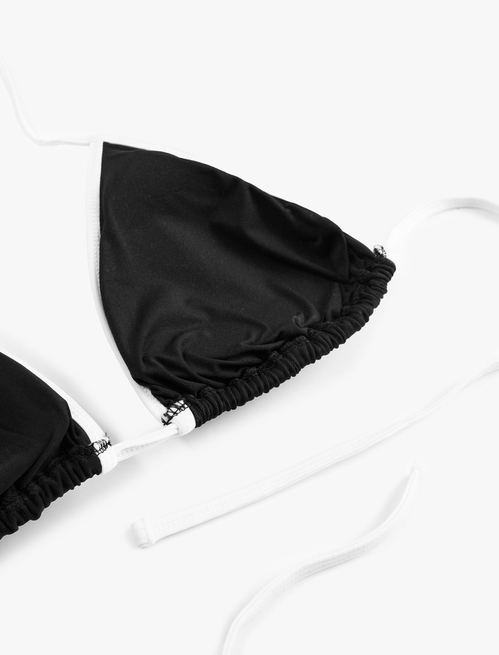  İnce Askılı Üçgen Bikini Üstü