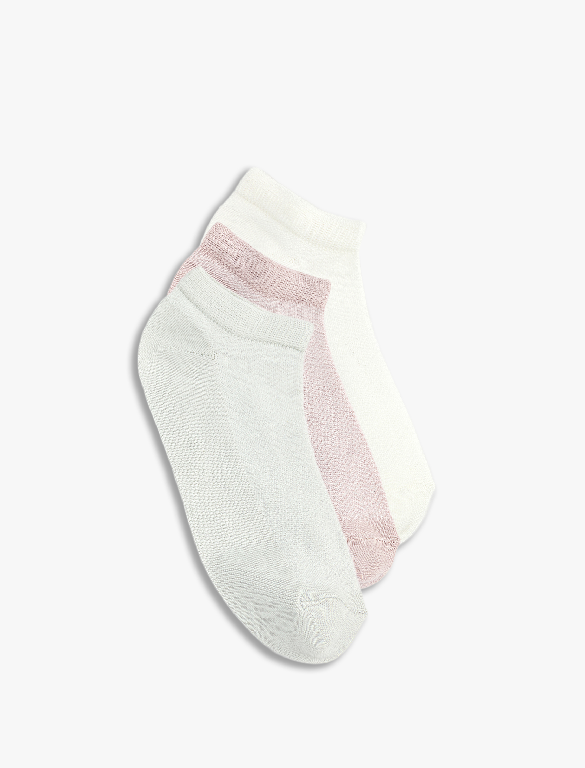  Kadın 3'lü Kısa Çorap Seti