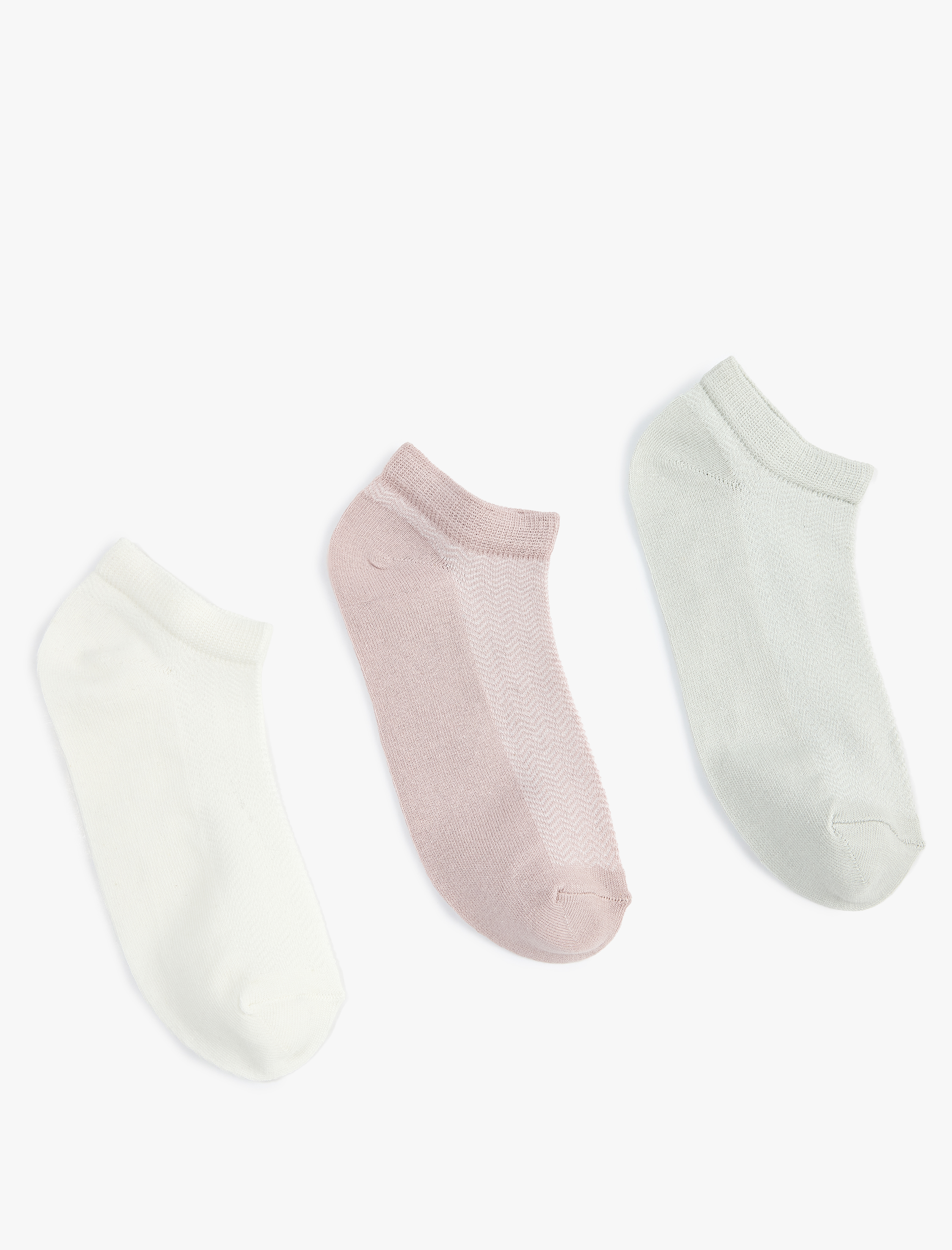  Kadın 3'lü Kısa Çorap Seti