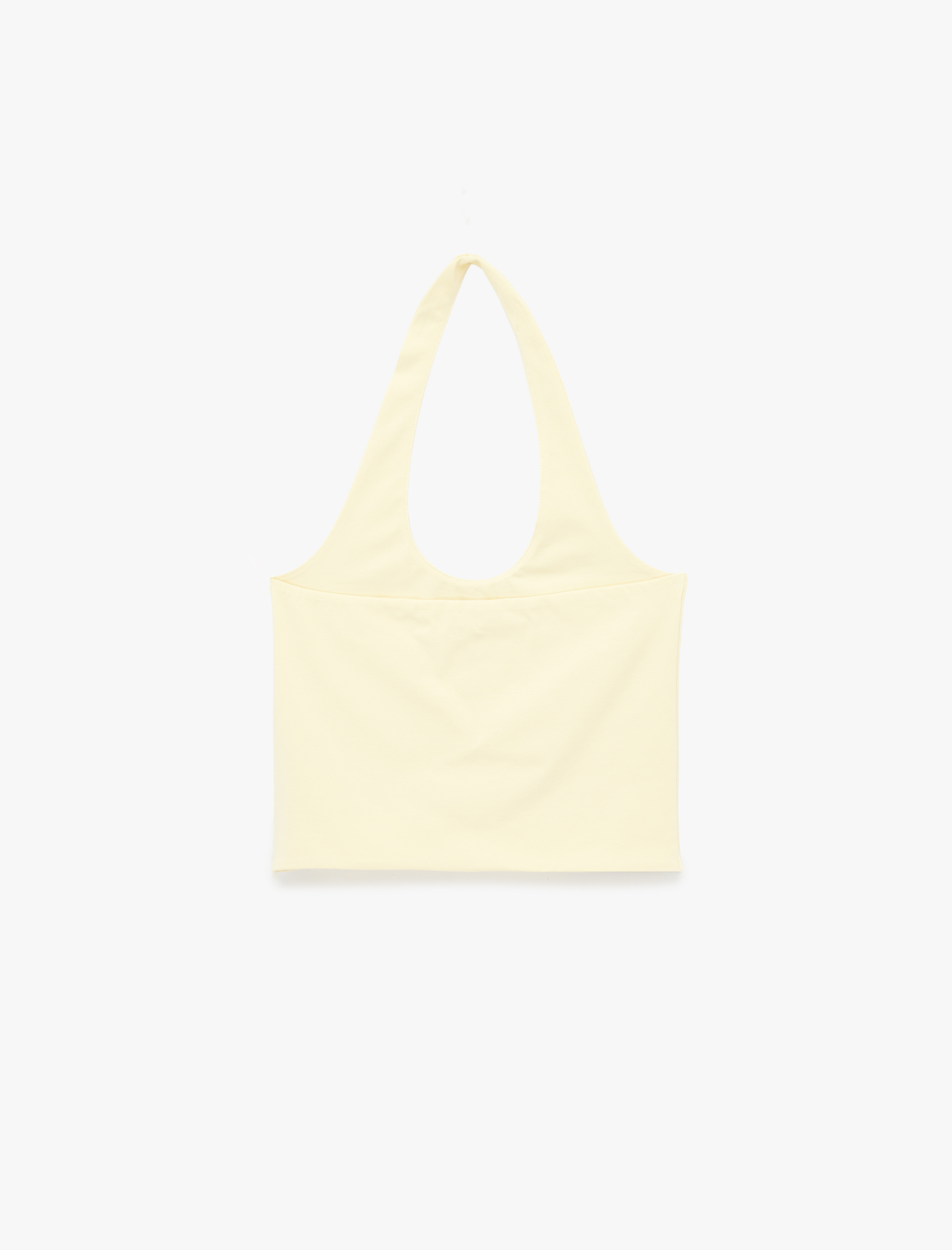   Halter Yaka Kolsuz Pamuklu Crop Bluz