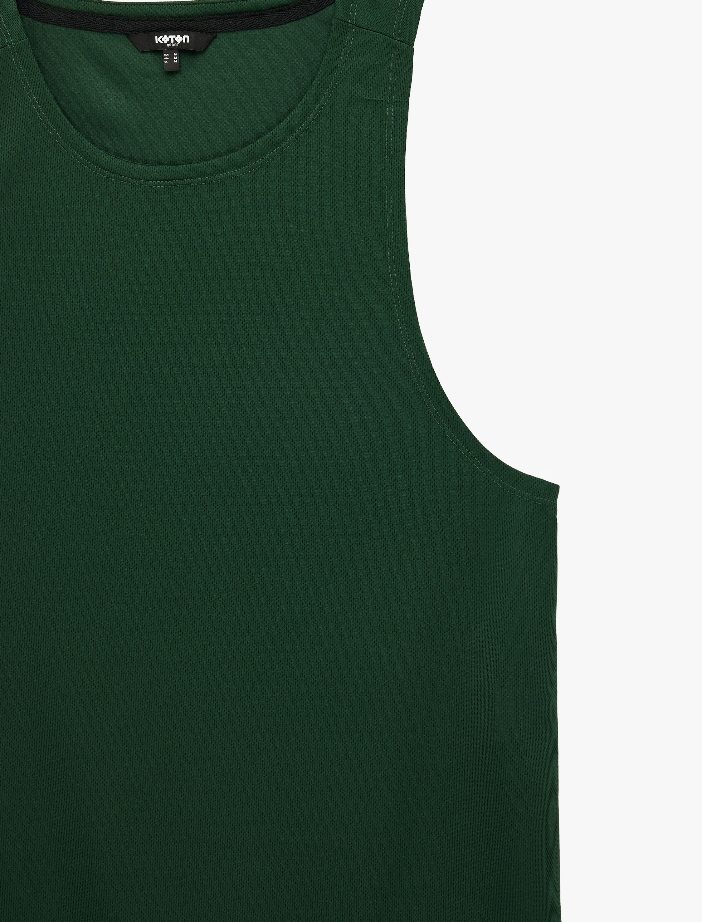   Rahat Kalıp Kolsuz Bisiklet Yaka Basic Spor Atlet