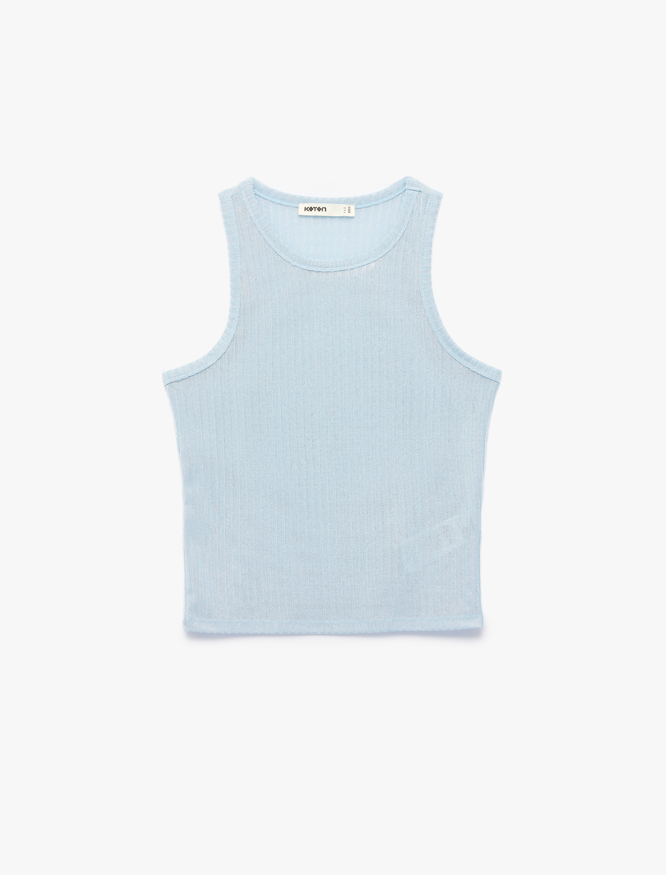   Slim Fit Kolsuz Bisiklet Yaka Atlet