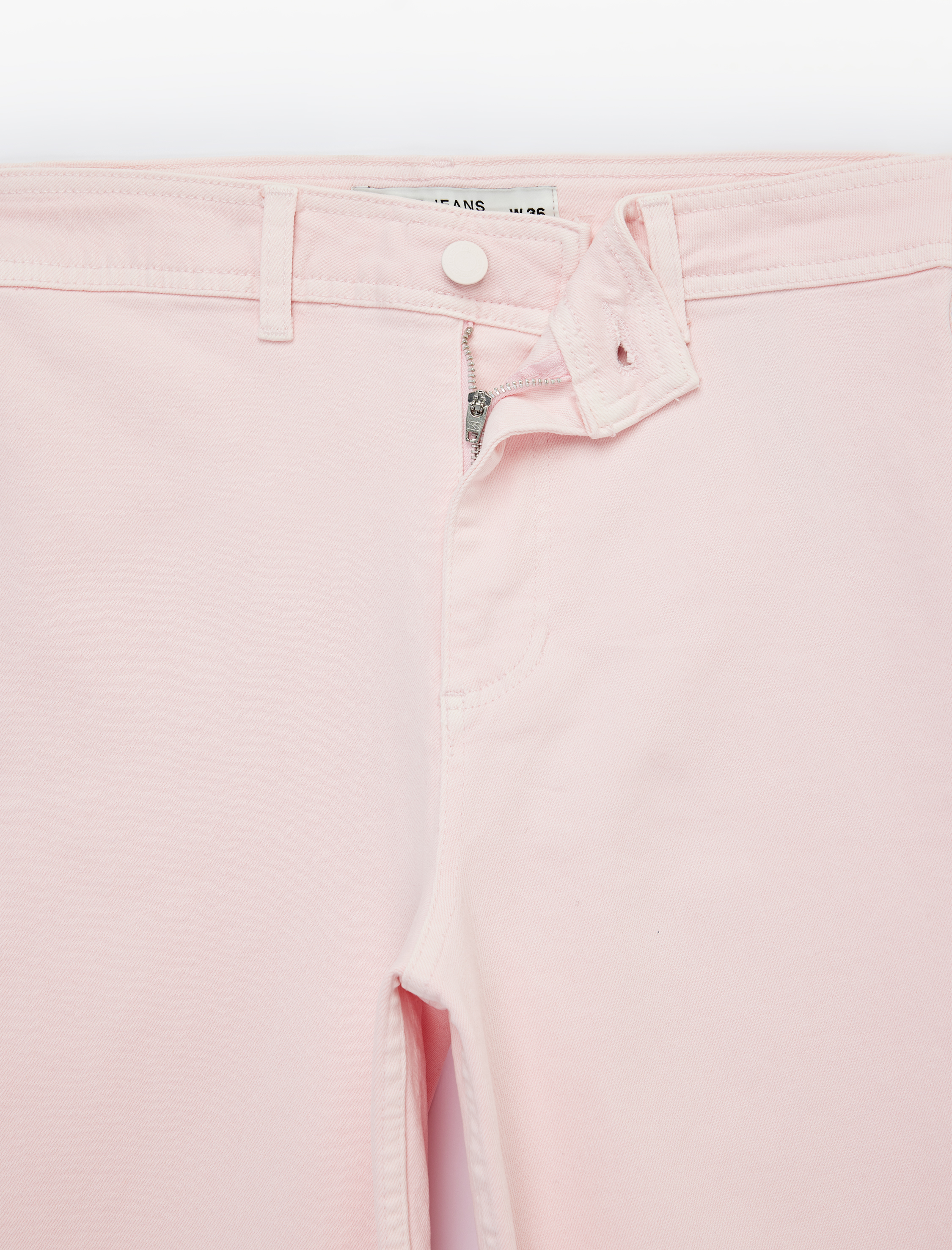   Normal Bel Rahat Kalıp Kesik Paça Jean Pantolon - Culoette Jean