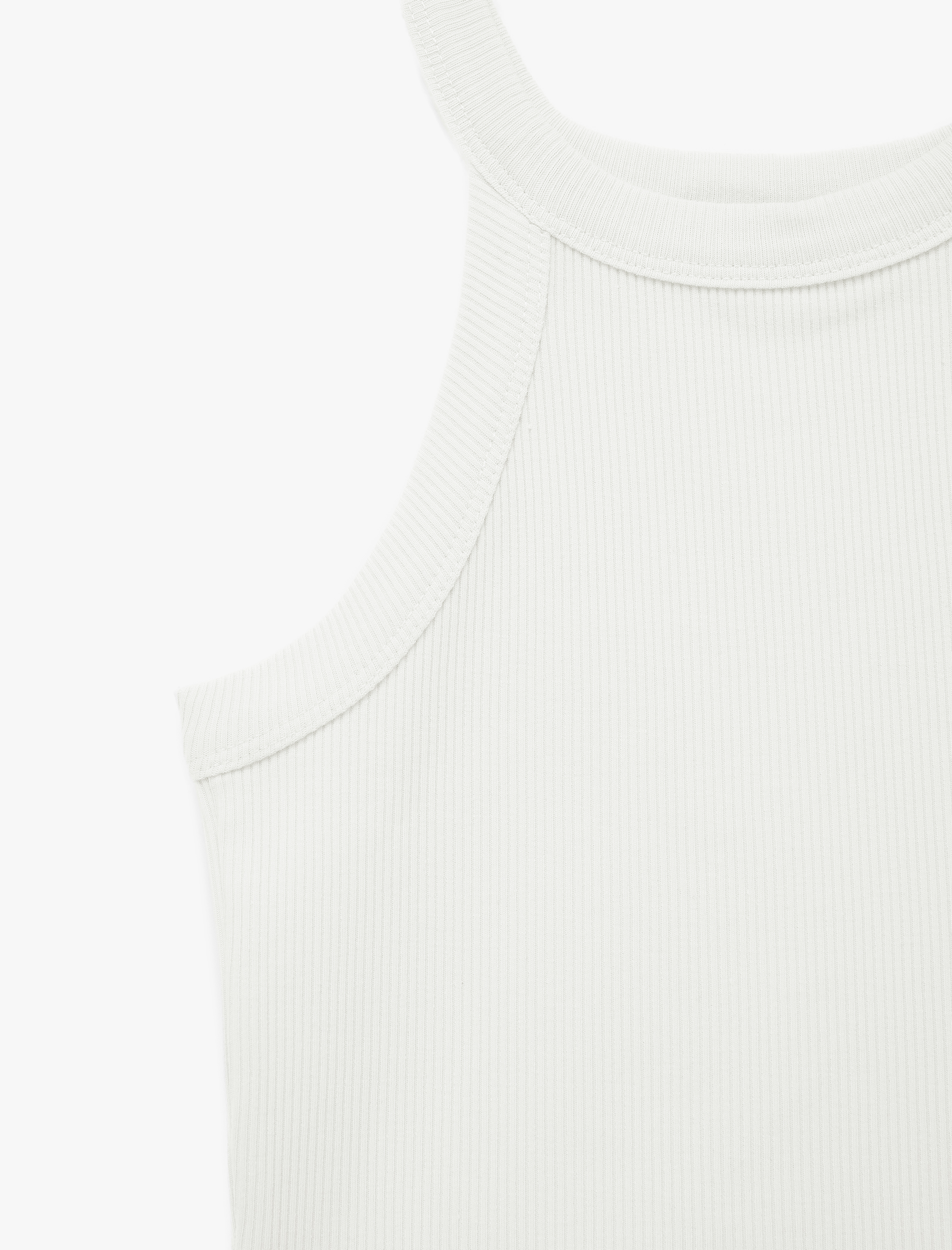  Kız Çocuk Ribanalı Halter Yaka Pamuklu Atlet