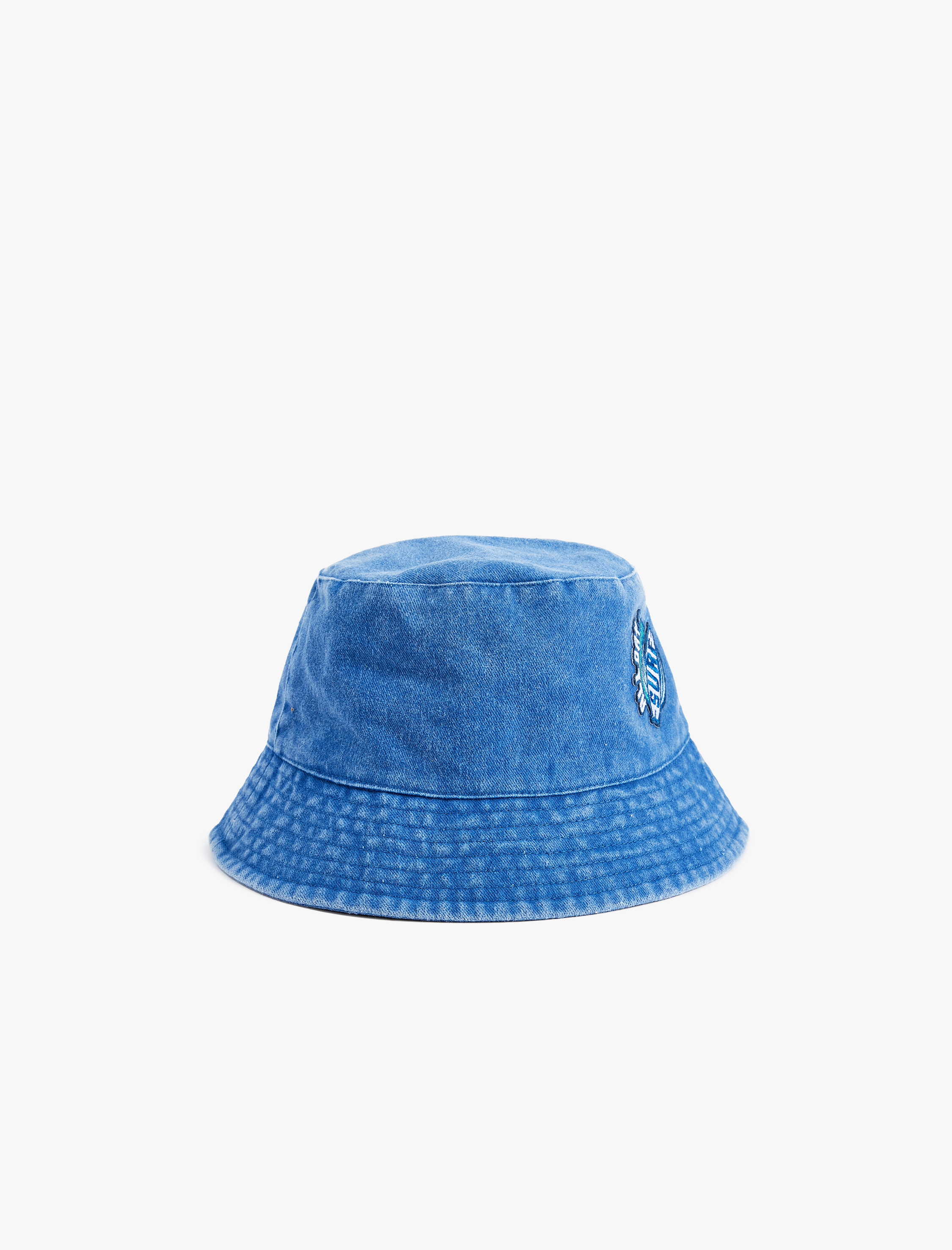  Erkek Çocuk Aplike Detaylı Denim Bucket Şapka