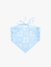 Desenli Üçgen Bandana