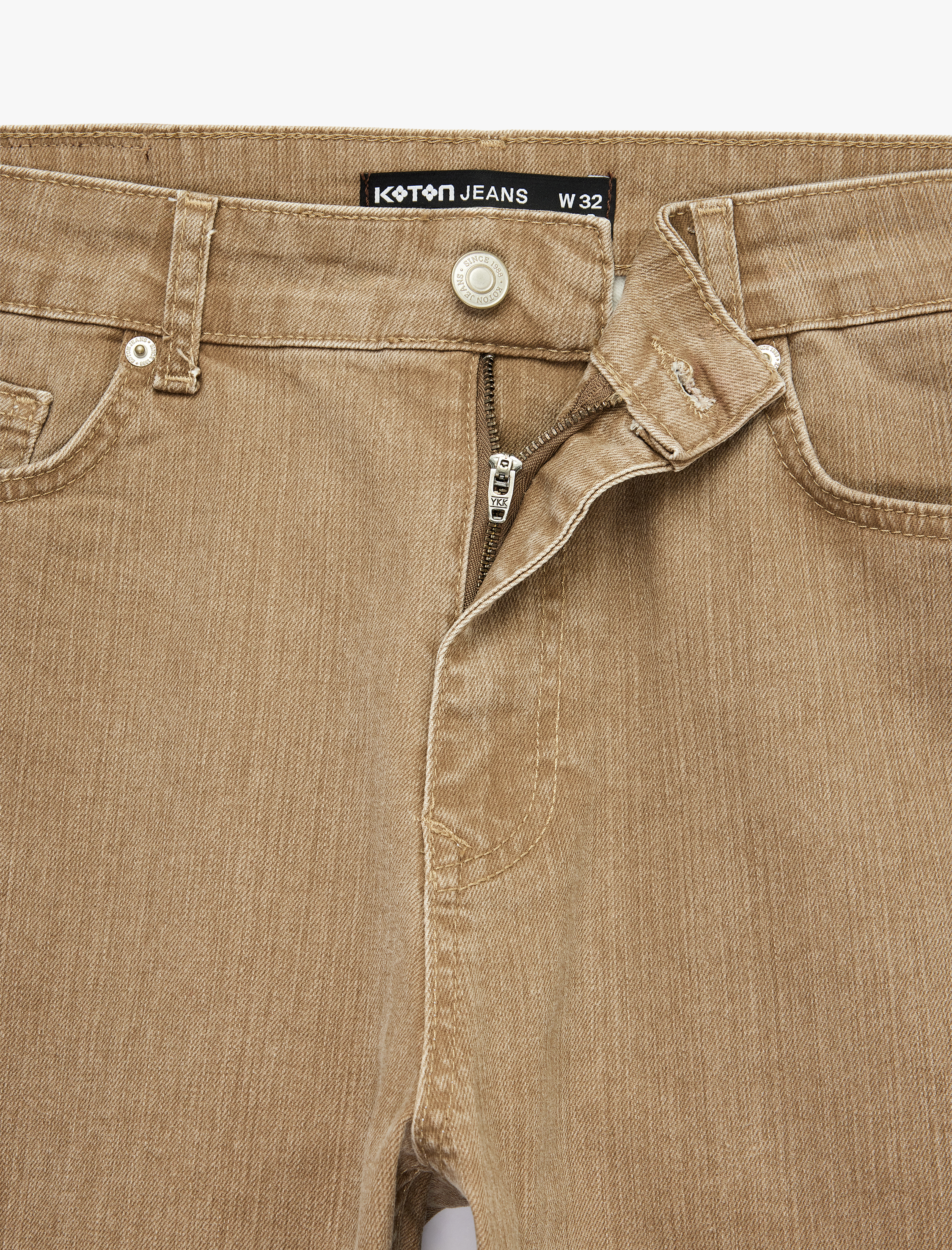   Normal Bel Cepli Pamuklu Slim Fit Jean Pantolon - Brad Jean
