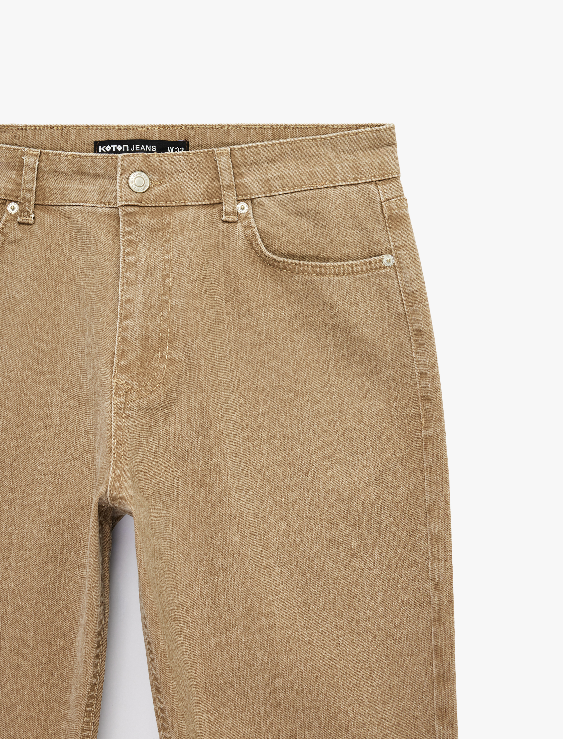   Normal Bel Cepli Pamuklu Slim Fit Jean Pantolon - Brad Jean