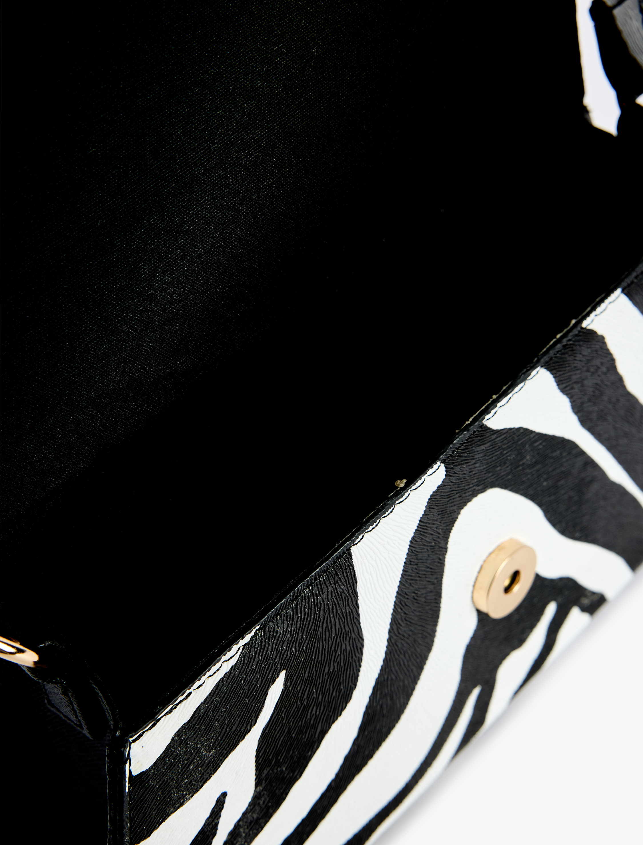  Kadın Zebra Desenli Omuz Çantası