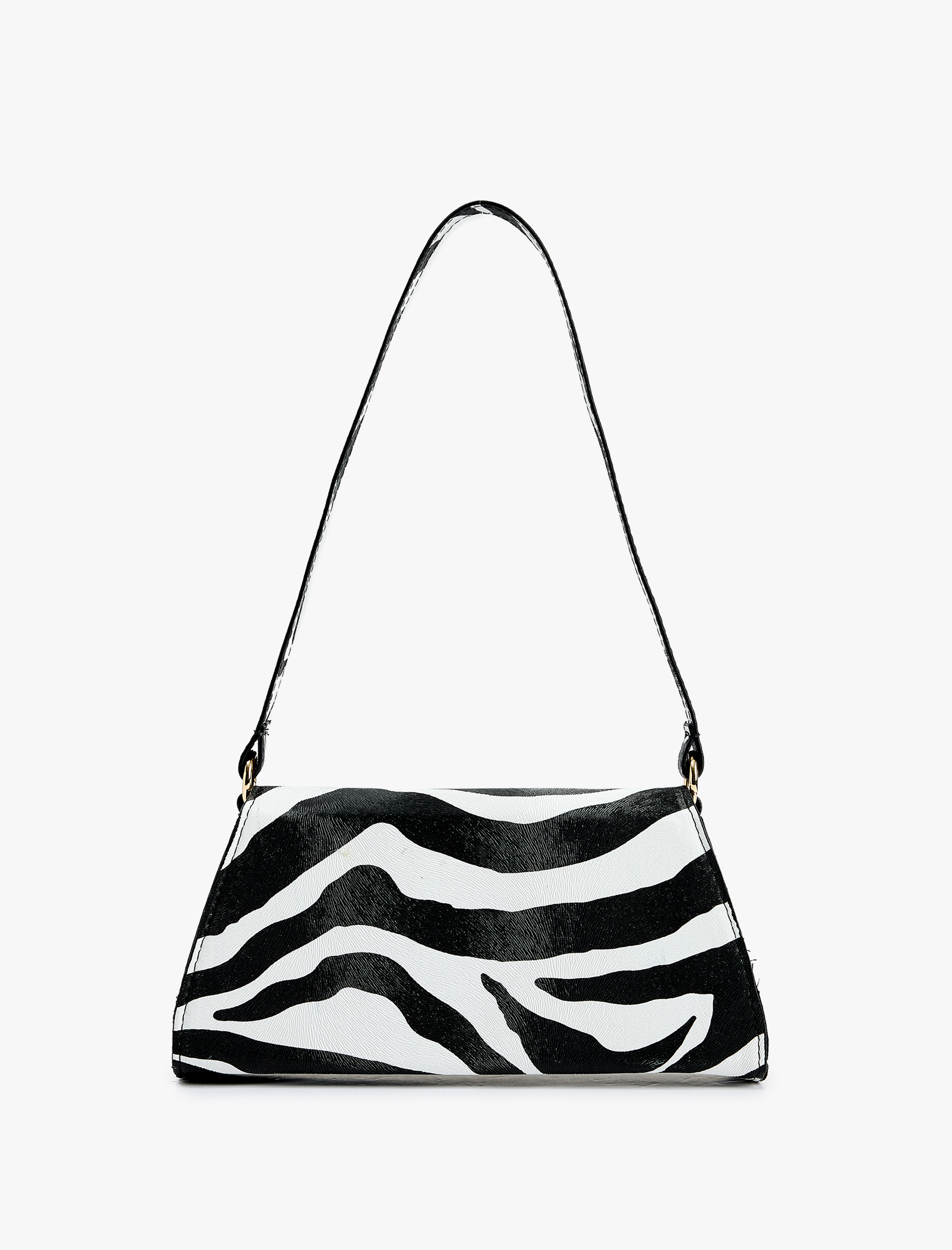  Kadın Zebra Desenli Omuz Çantası