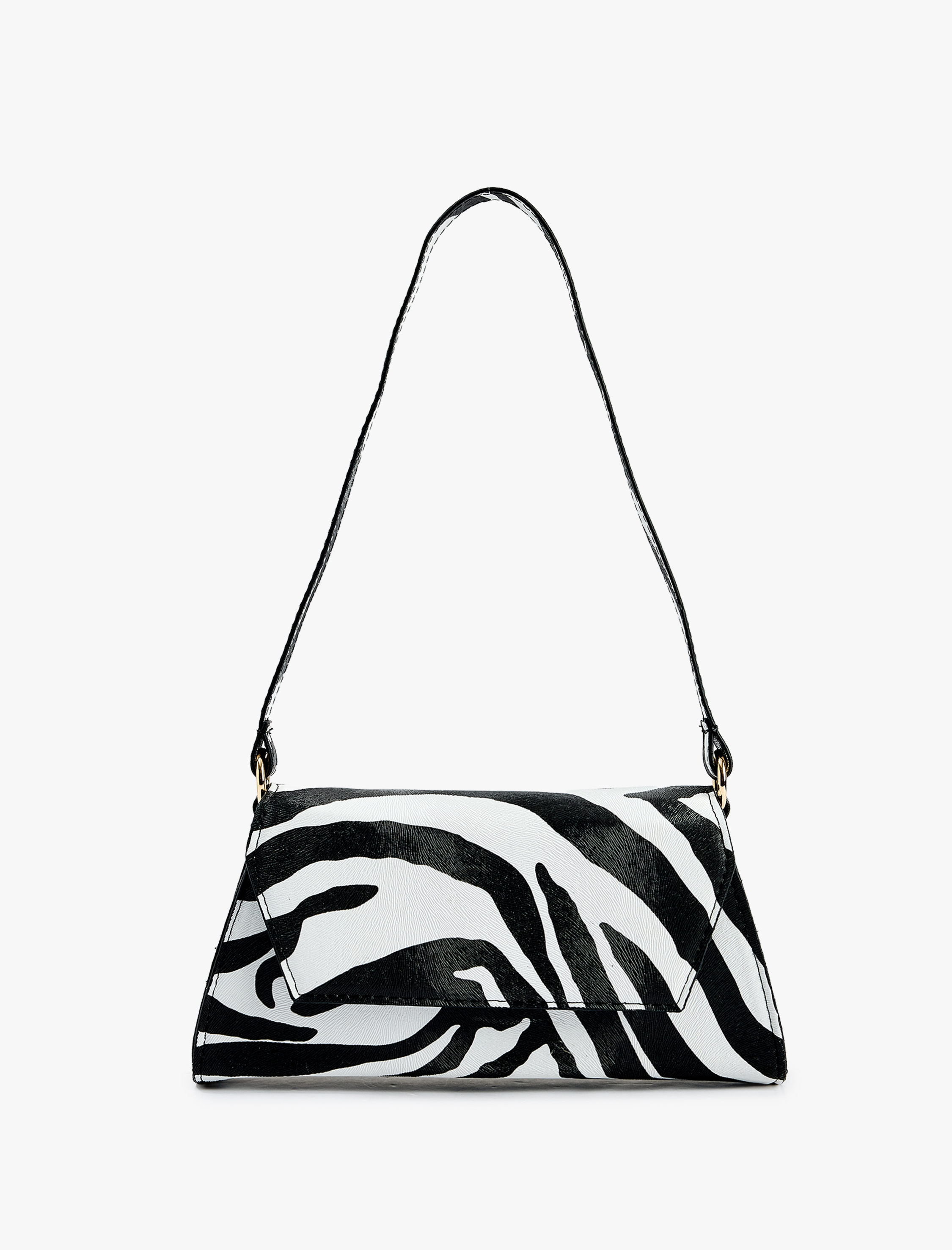  Kadın Zebra Desenli Omuz Çantası