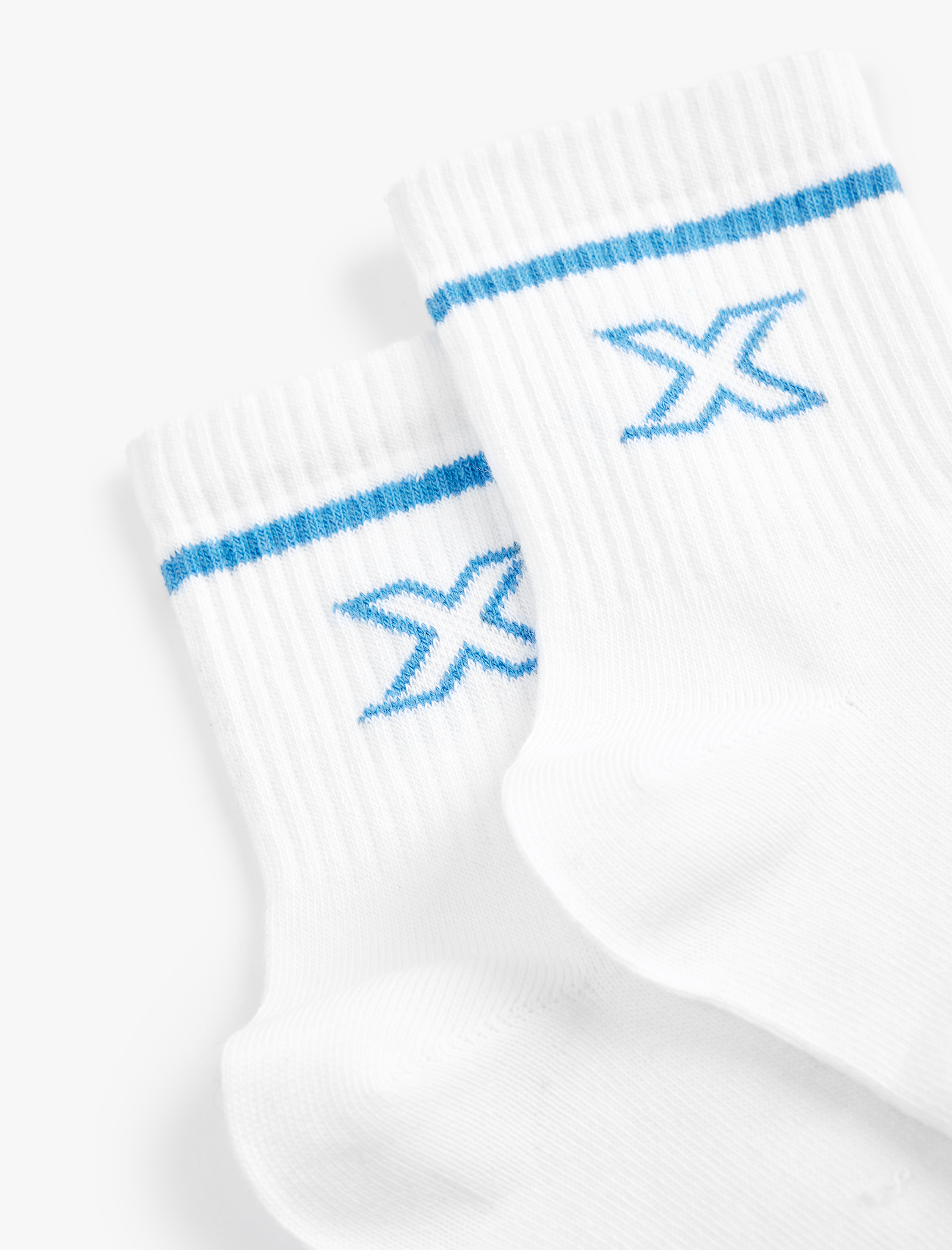  Erkek Baskılı 2'li Patik Tenis Çorabı Seti