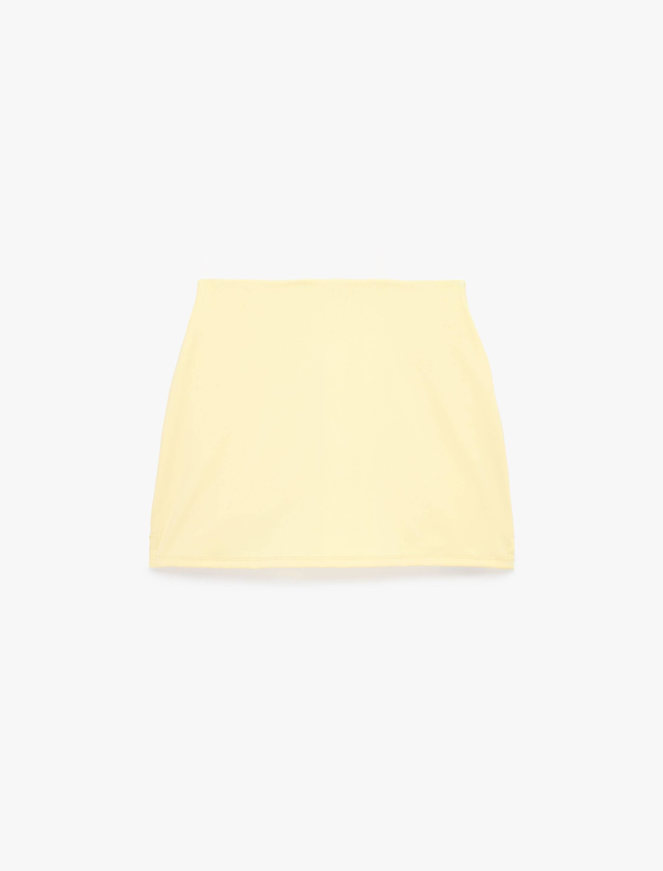   Yüksek Bel Slim Fit İnterlok Spor Mini Şort Etek