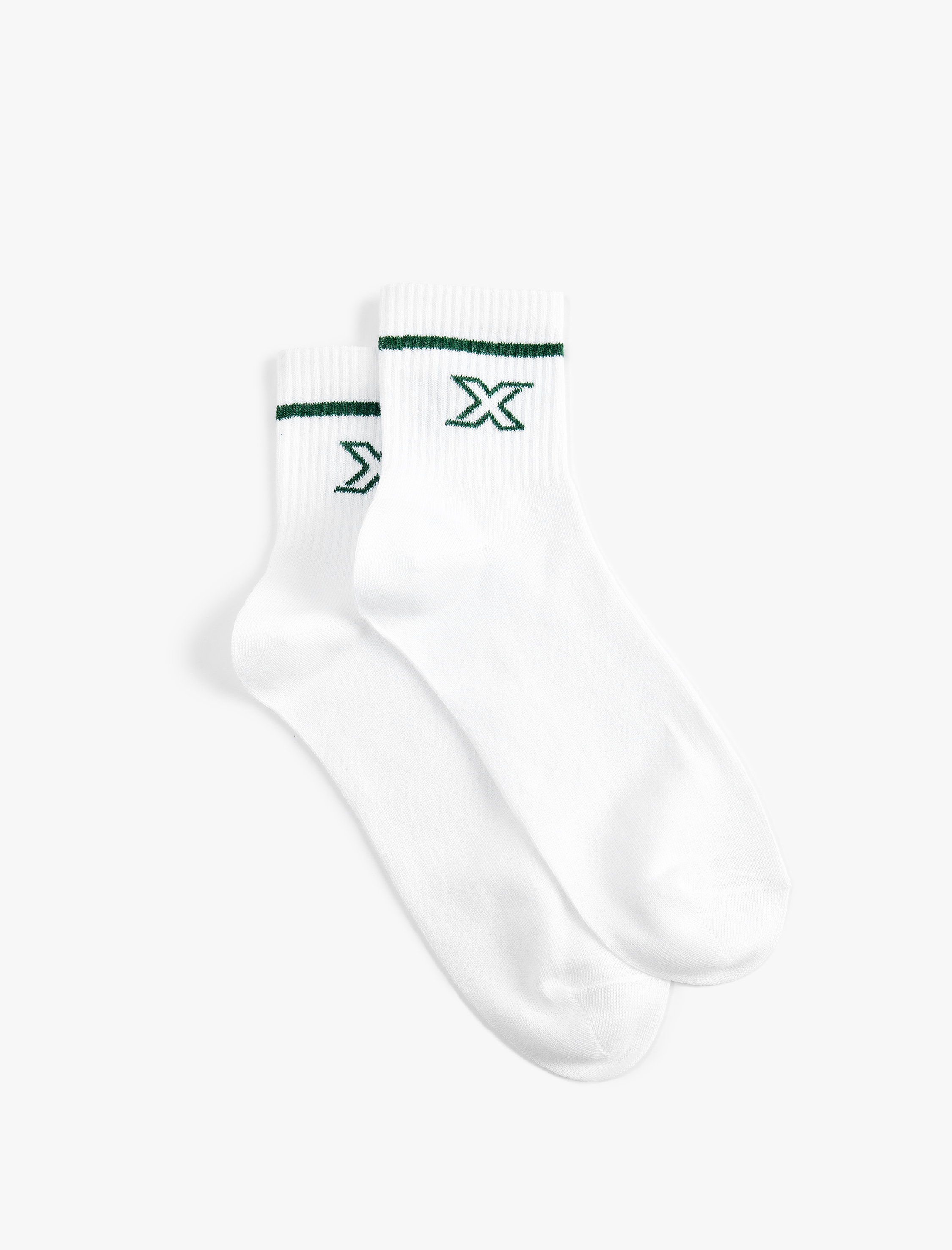  Erkek Baskılı 2'li Patik Tenis Çorabı Seti