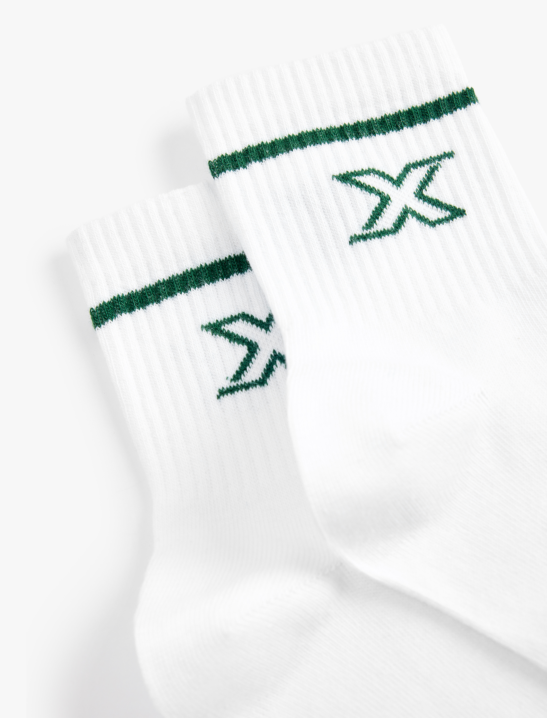  Erkek Baskılı 2'li Patik Tenis Çorabı Seti