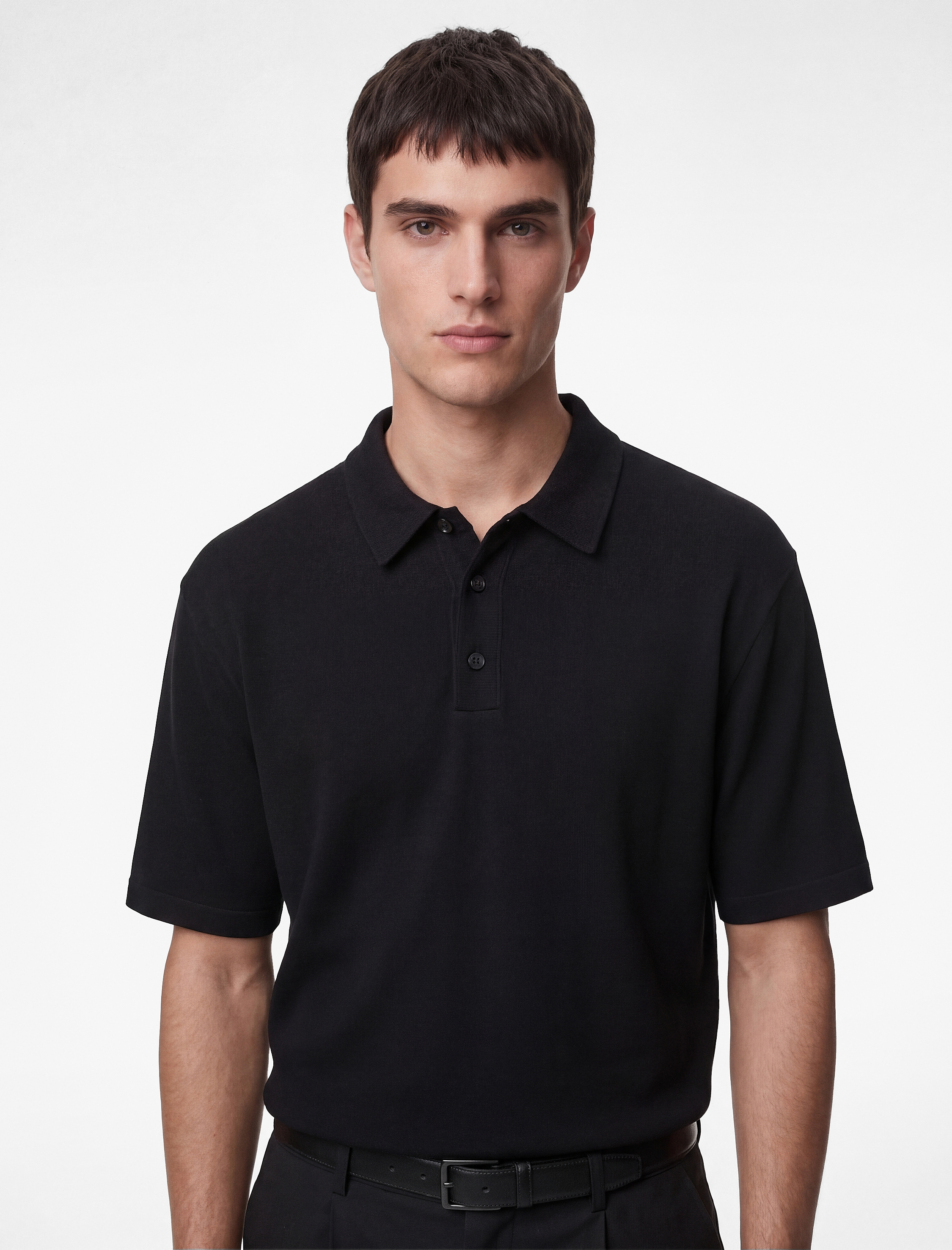   Regular Fit Kısa Kollu Düğmeli Polo Yaka Tişört