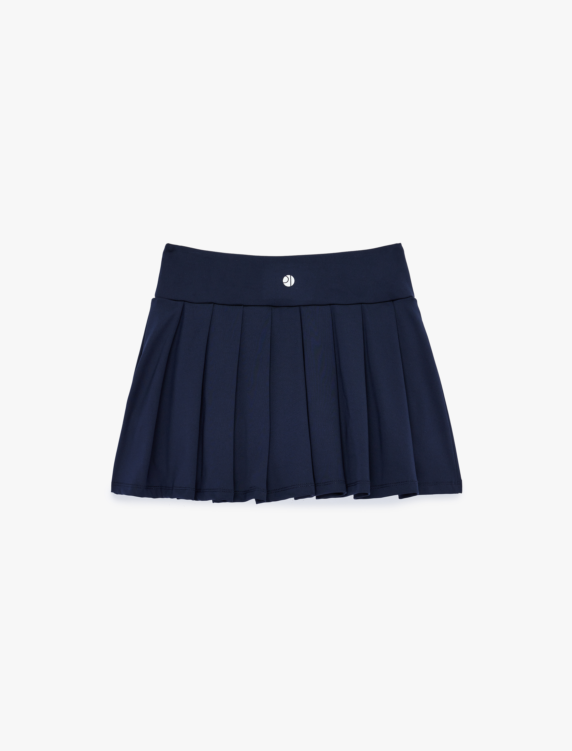   Yüksek Bel Rahat Kalıp Pileli Mini Spor Şort Etek