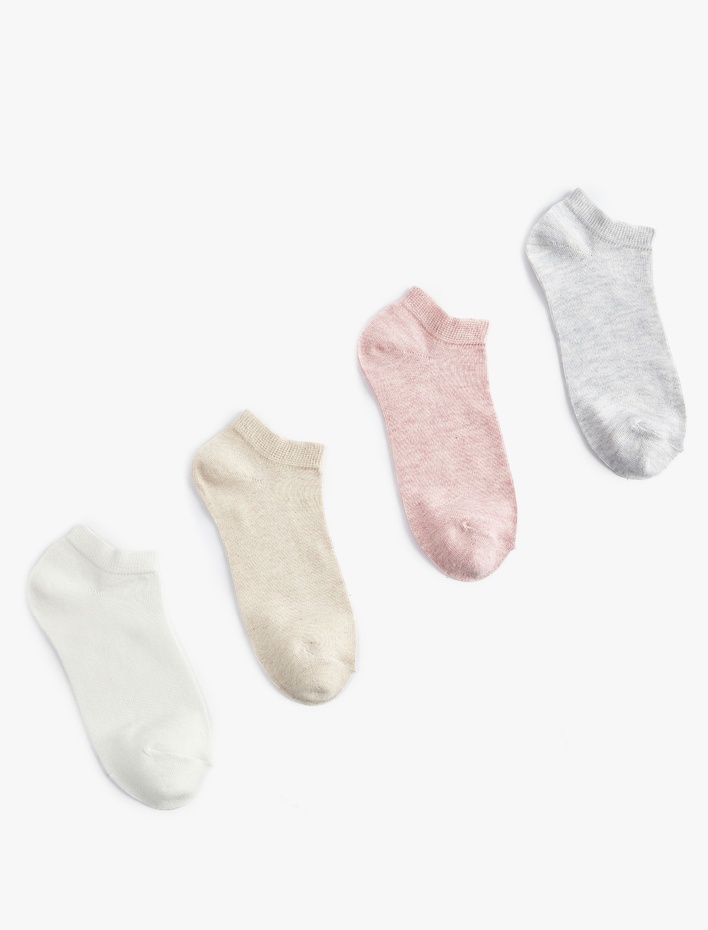 Kadın 4'lü Basic Patik Çorap Seti