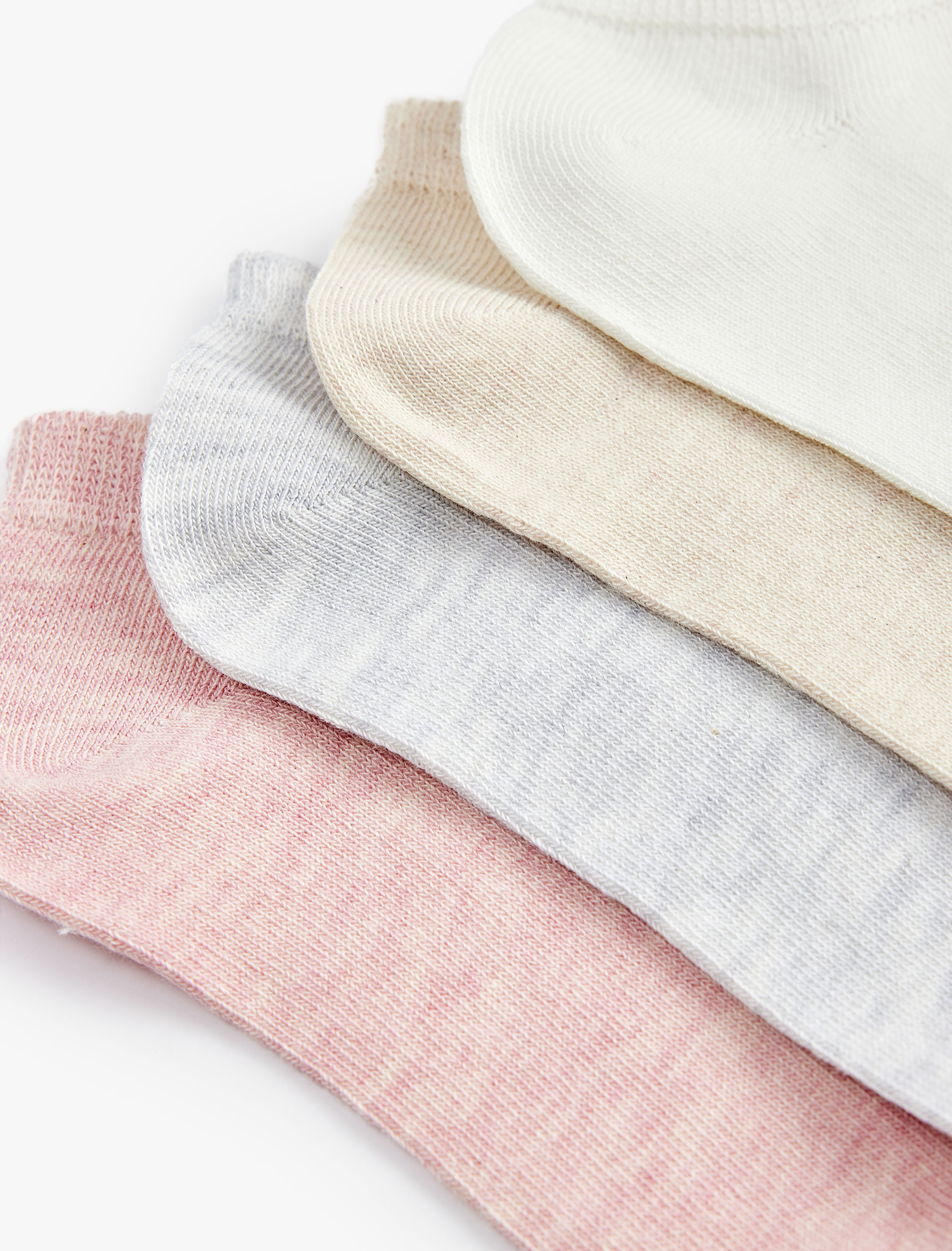  Kadın 4'lü Basic Patik Çorap Seti