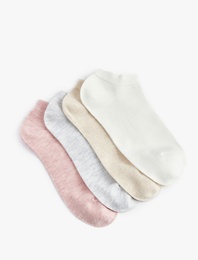 4'lü Basic Patik Çorap Seti