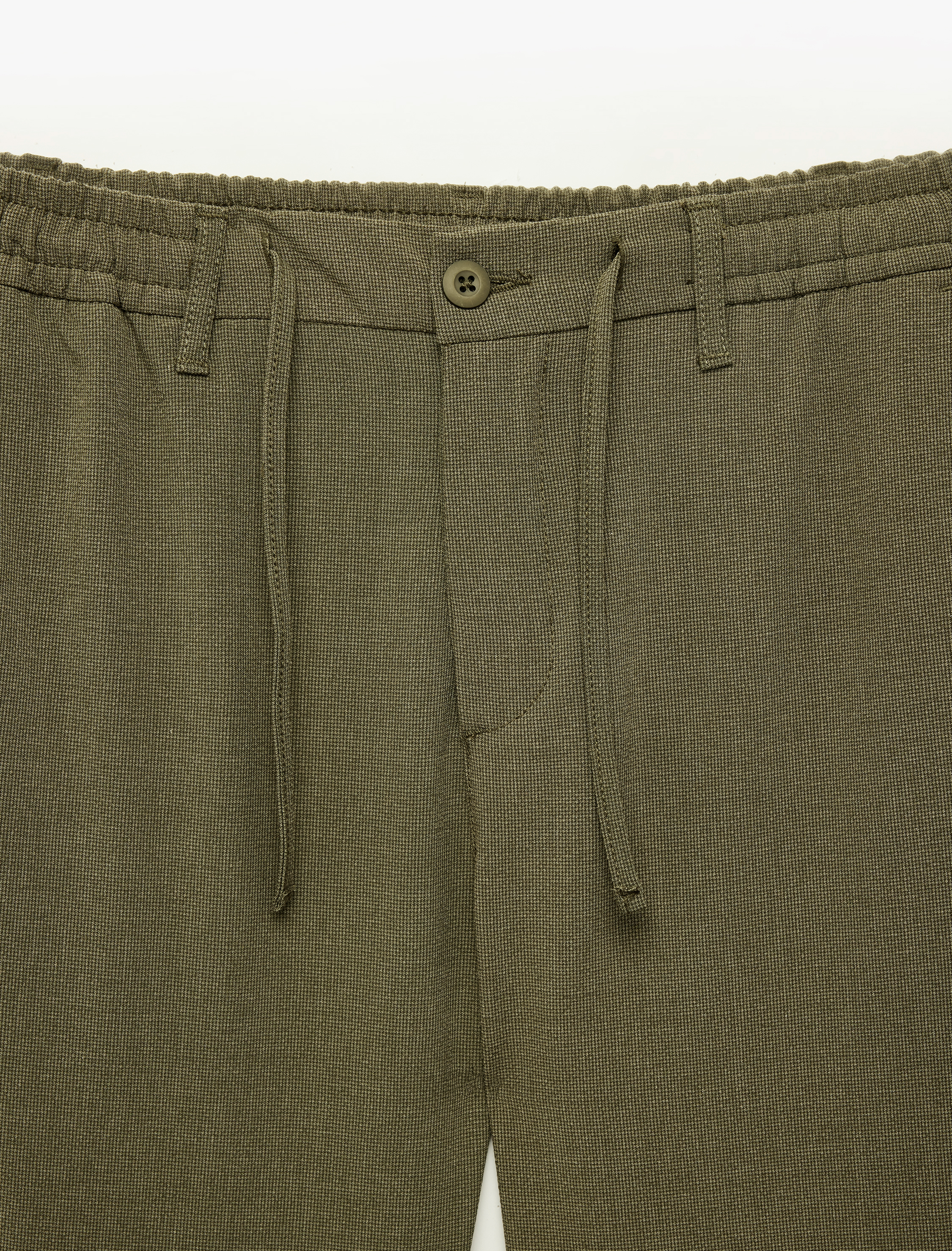   Duble Paça Cepli Viskon Karışımlı Beli Bağcıklı Düğmeli Kumaş Pantolon