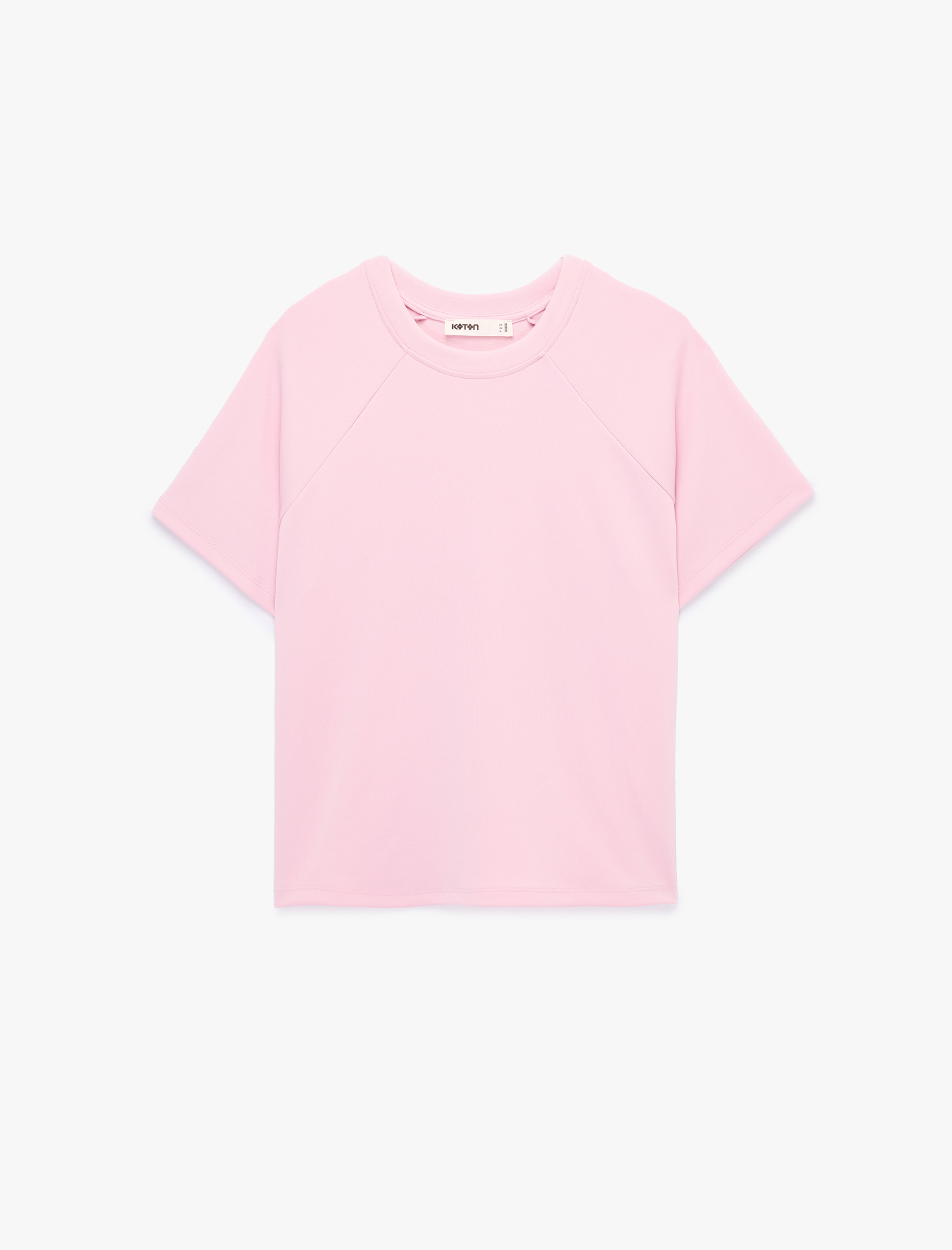   Regular Fit Kısa Kollu Bisiklet Yaka Basic Tişört