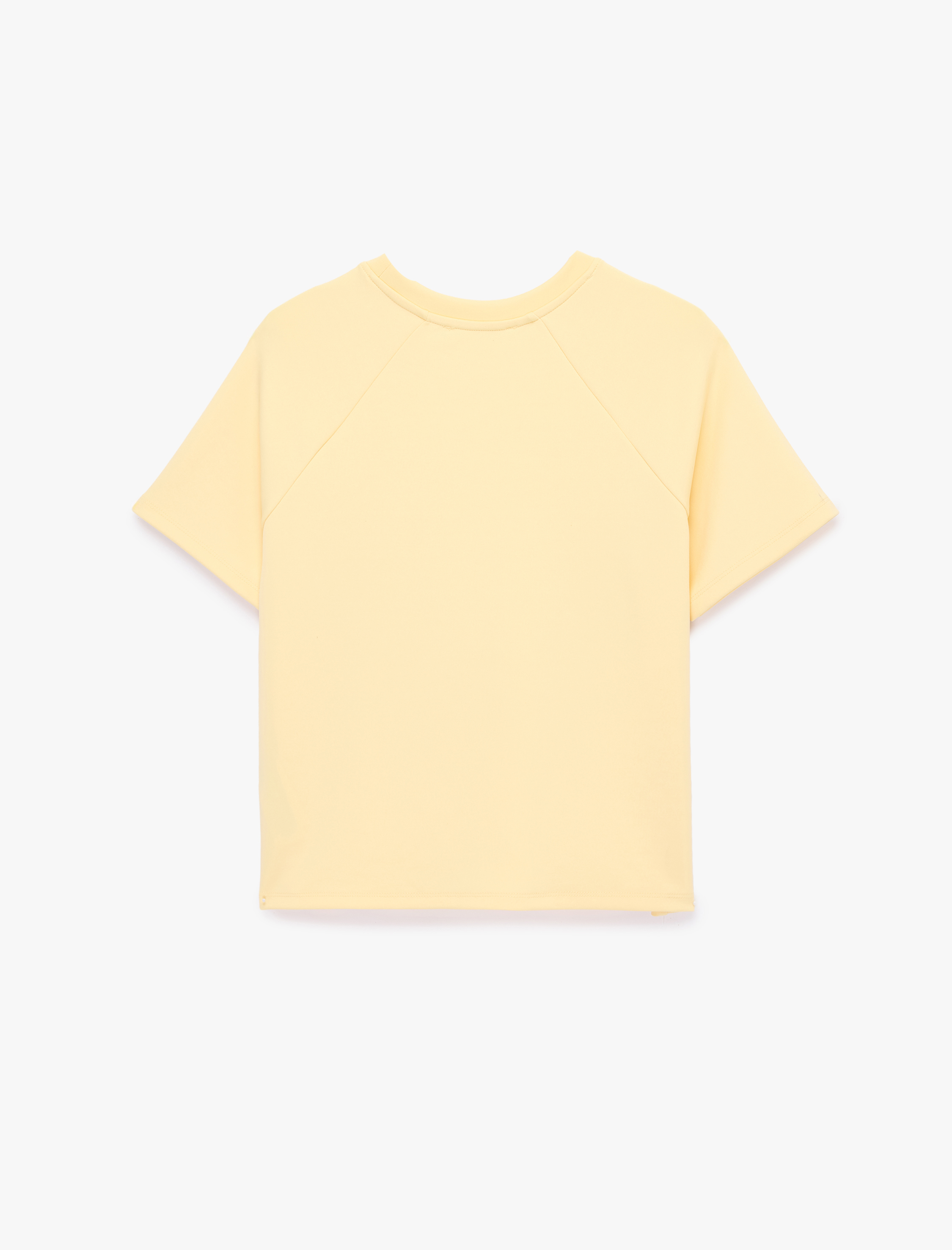   Regular Fit Kısa Kollu Bisiklet Yaka Basic Tişört