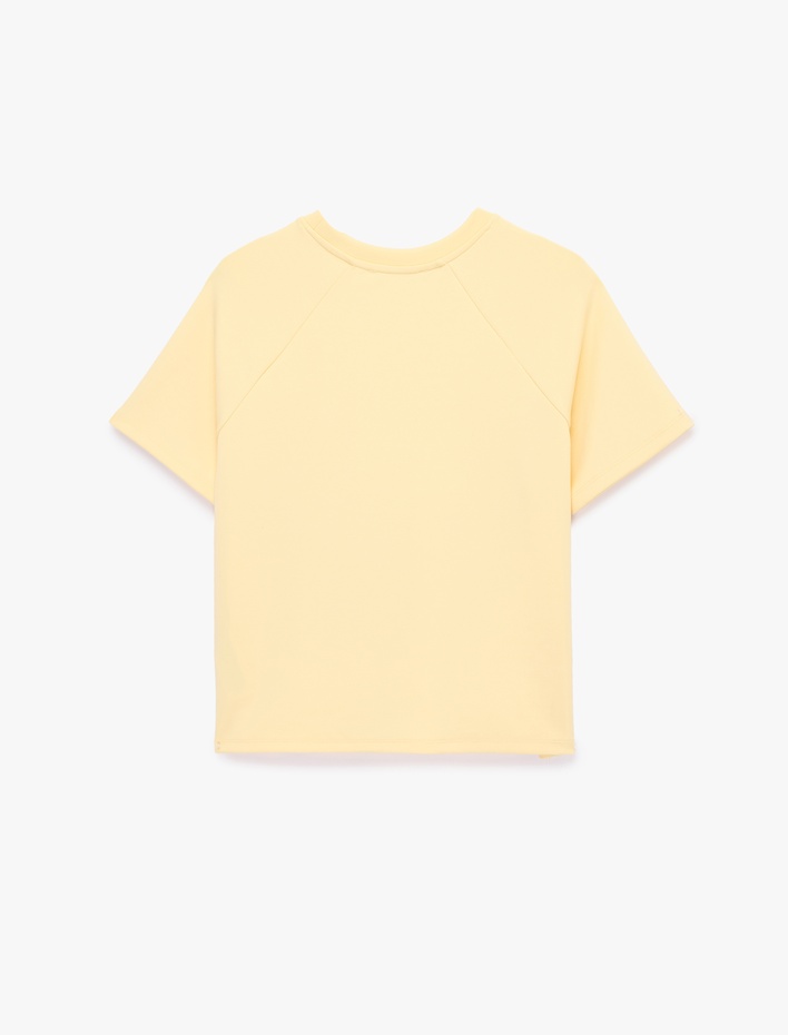  Regular Fit Kısa Kollu Bisiklet Yaka Basic Tişört