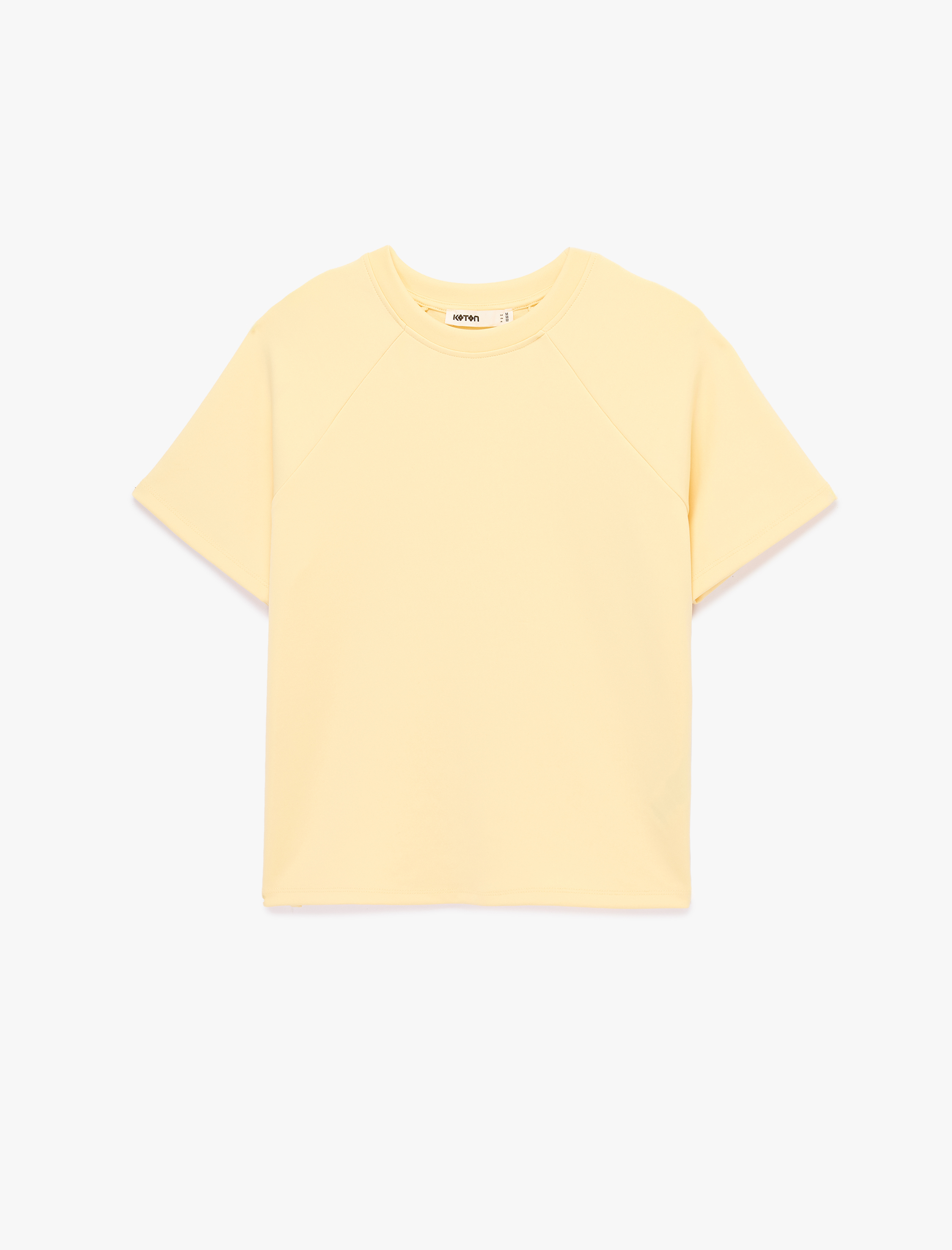   Regular Fit Kısa Kollu Bisiklet Yaka Basic Tişört