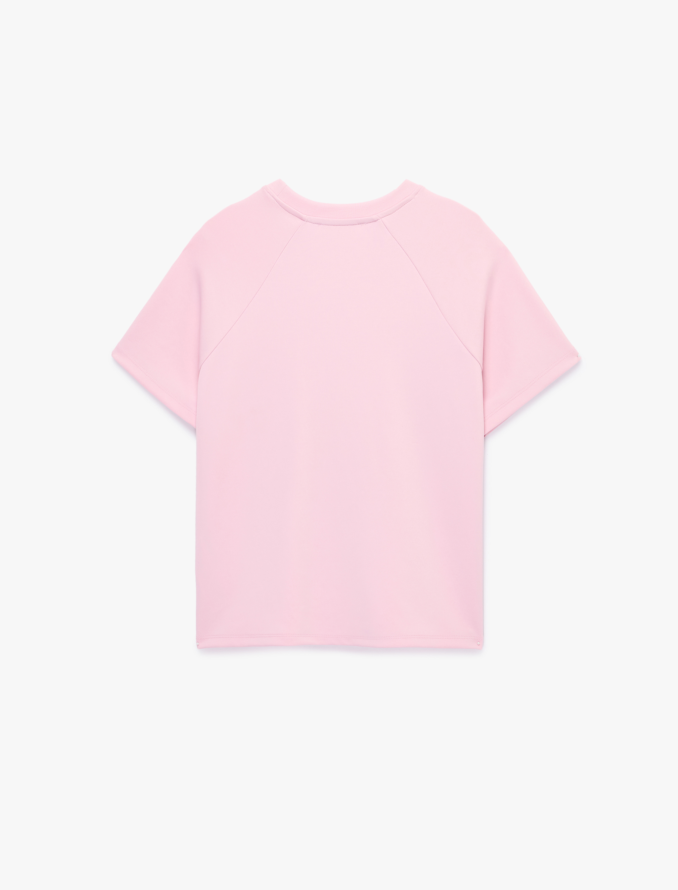   Regular Fit Kısa Kollu Bisiklet Yaka Basic Tişört