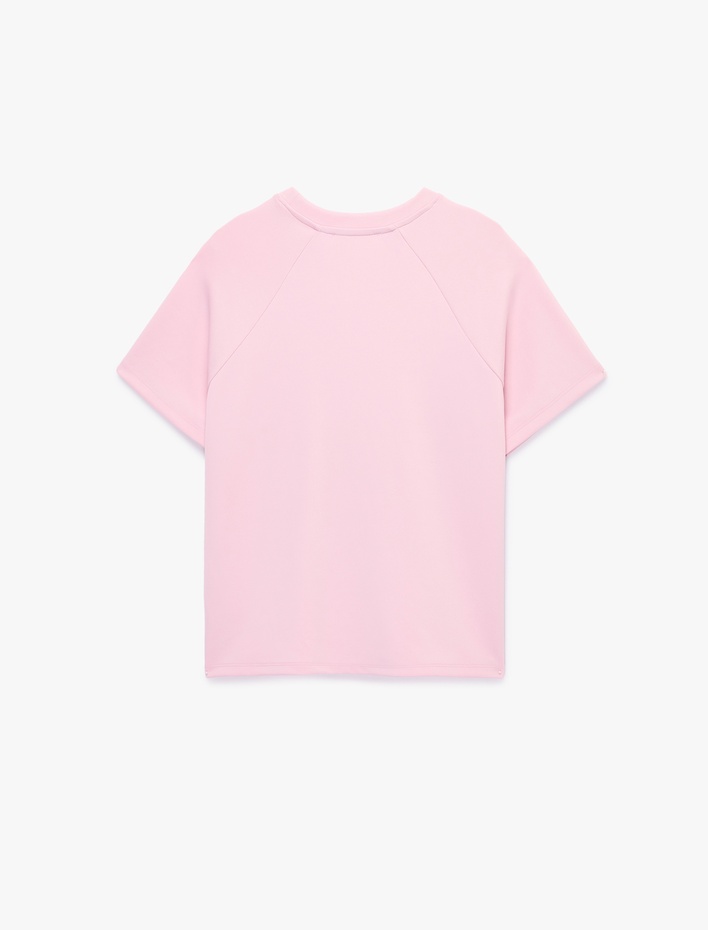  Regular Fit Kısa Kollu Bisiklet Yaka Basic Tişört